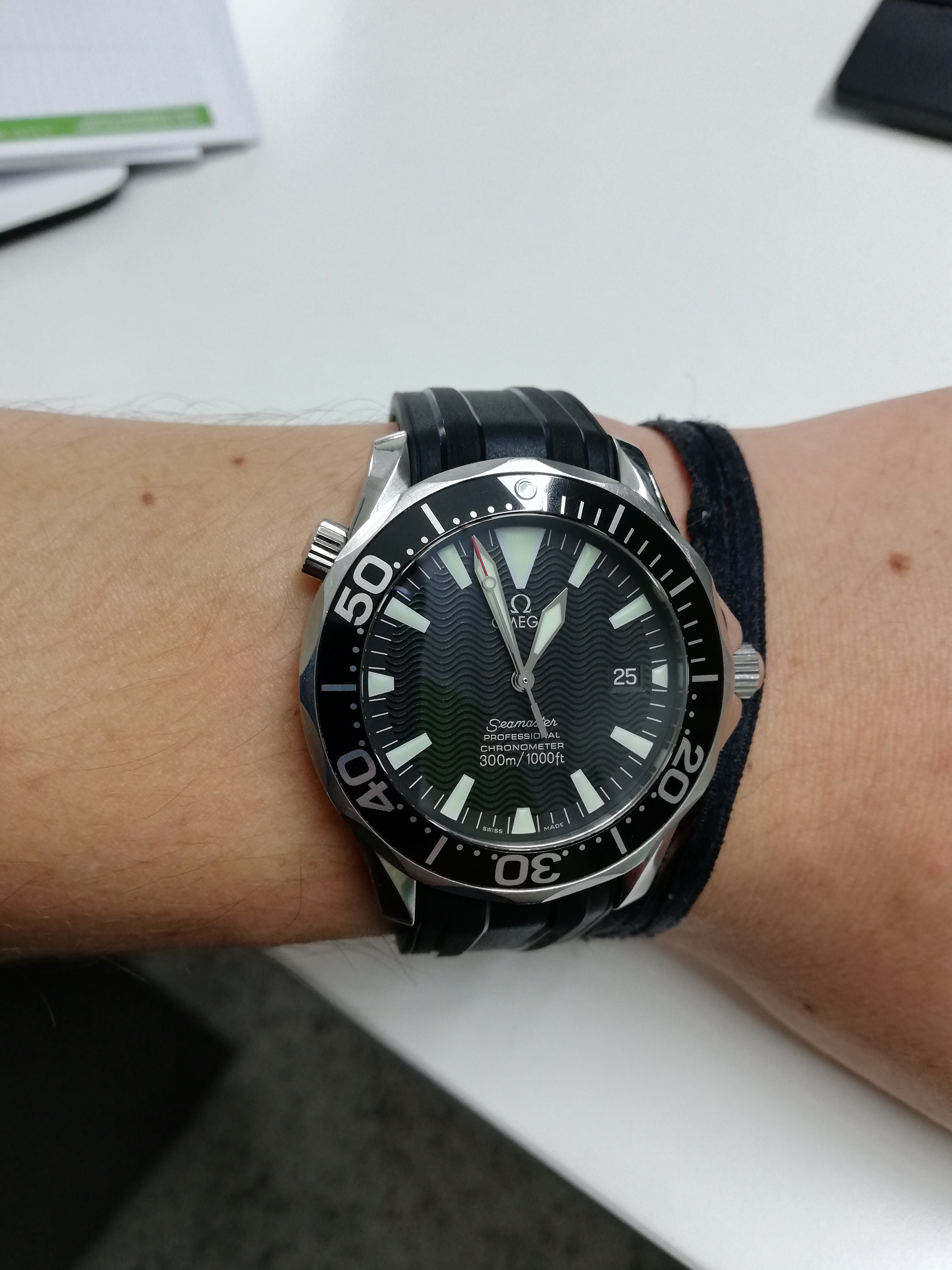 Rubber band omega seamaster sale