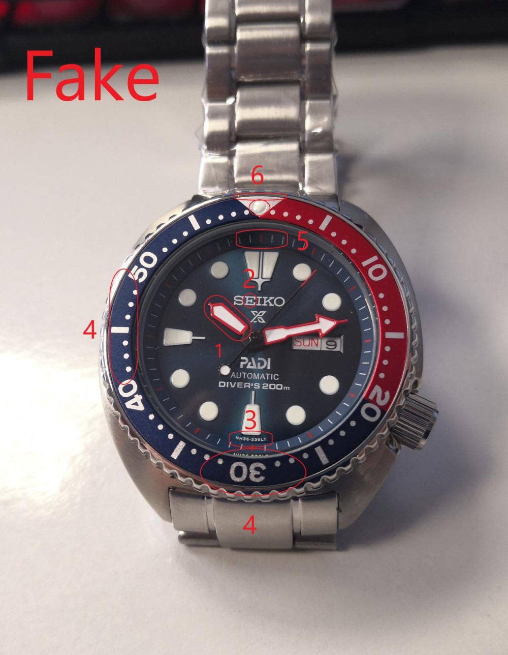 Seiko padi best sale nh36 336lt