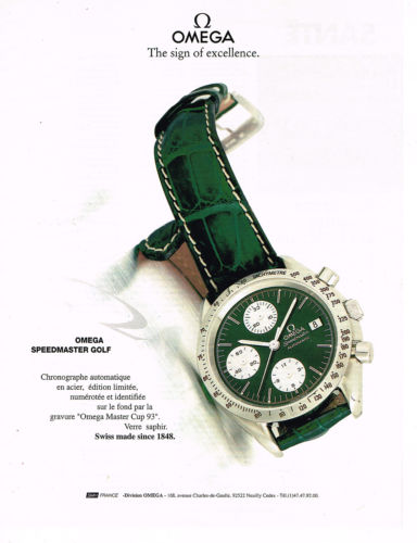 Omega Speedmaster Automatic with Green 