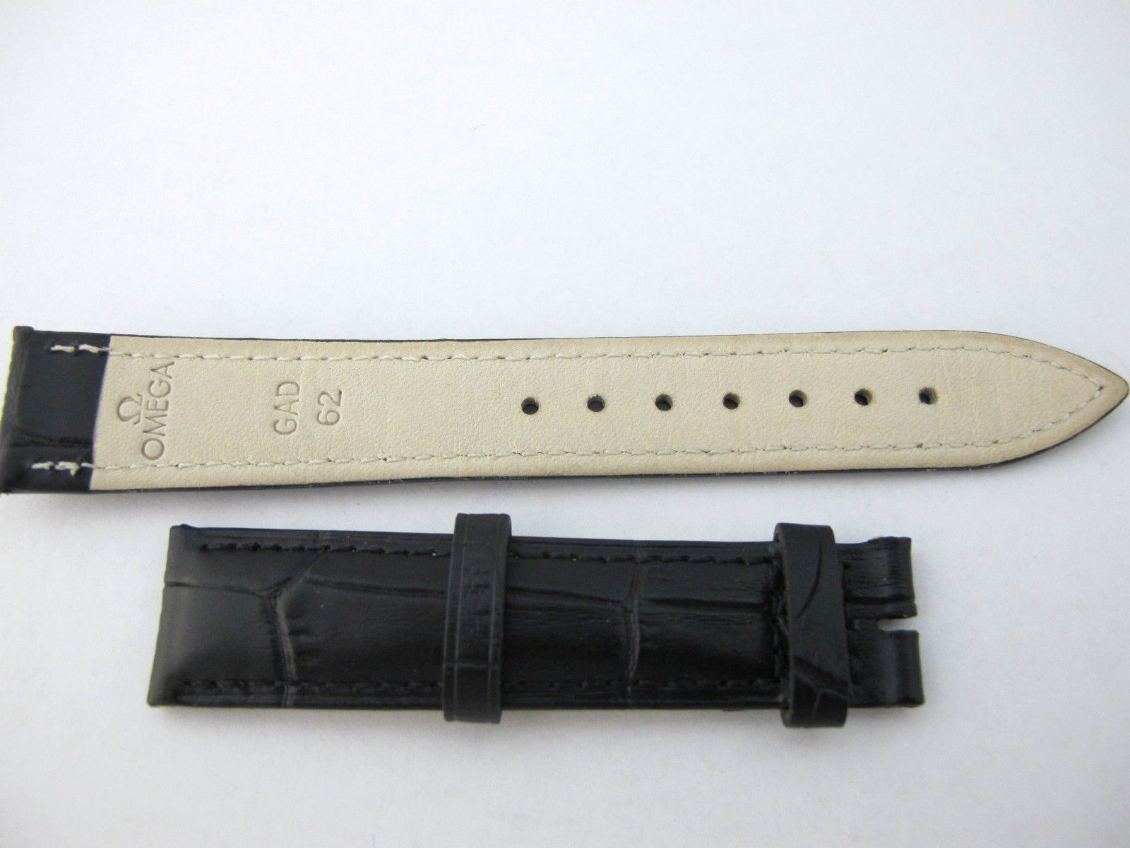 genuine omega leather strap