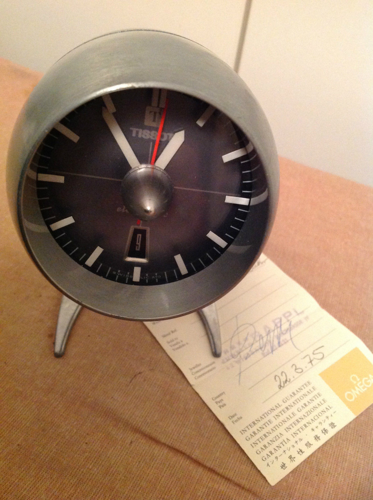 Mid Seventies Tissot Electronic clock jet engine inspired