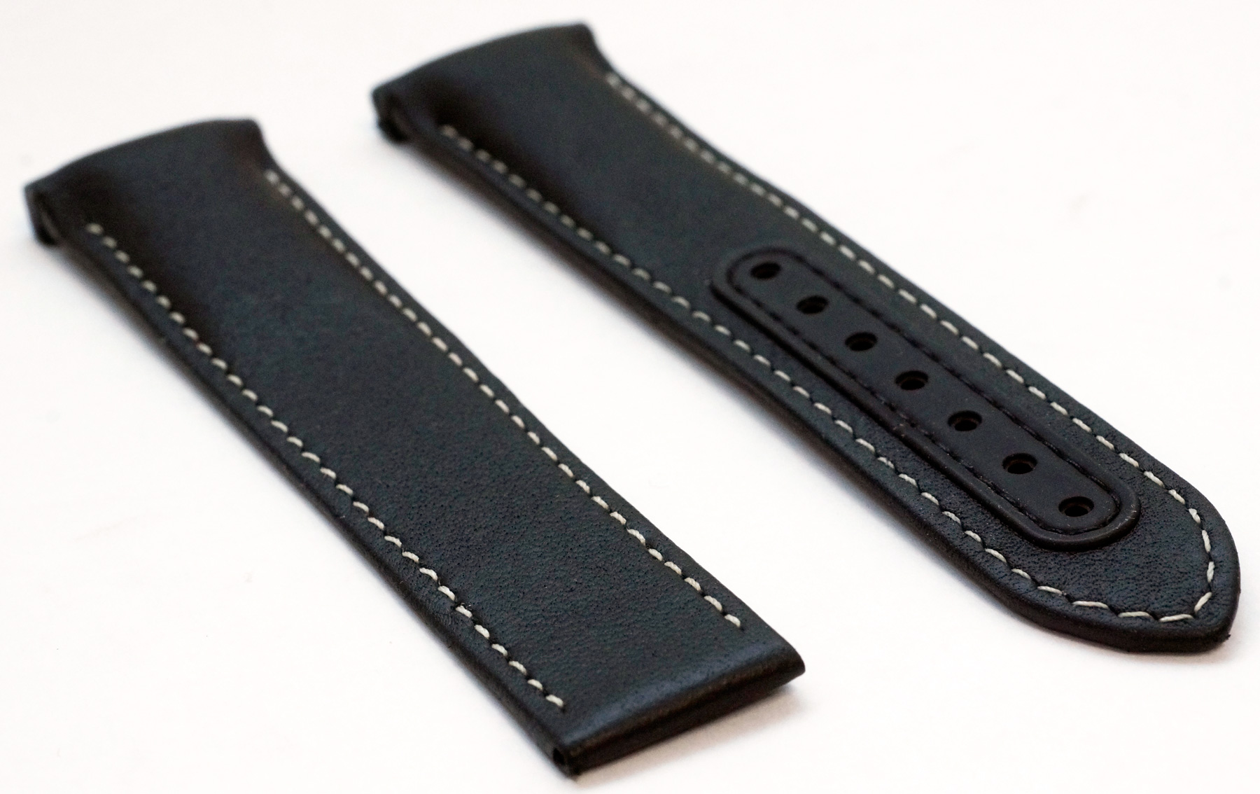 omega 21mm leather strap