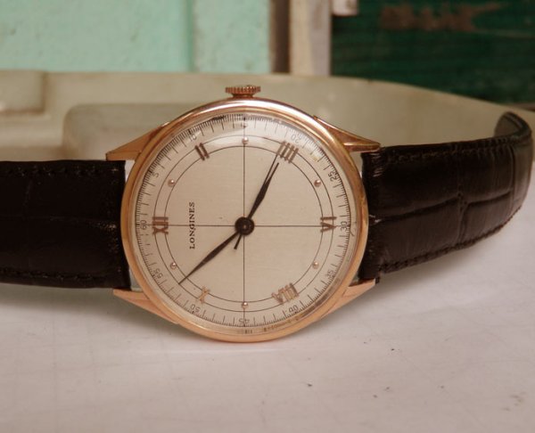 What pawn shop gold longines is this Scientific Sector dial