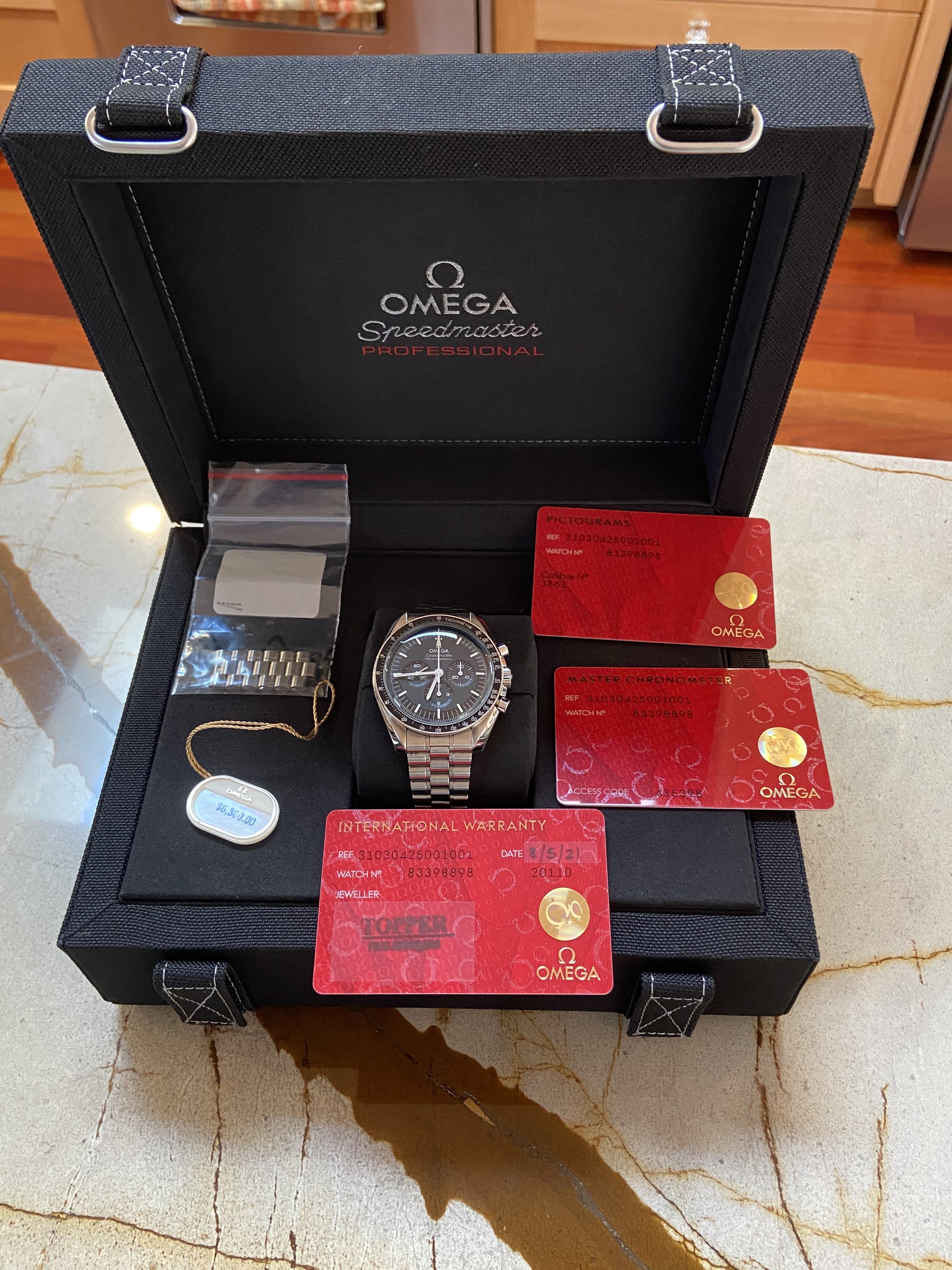 Speedmaster box clearance set