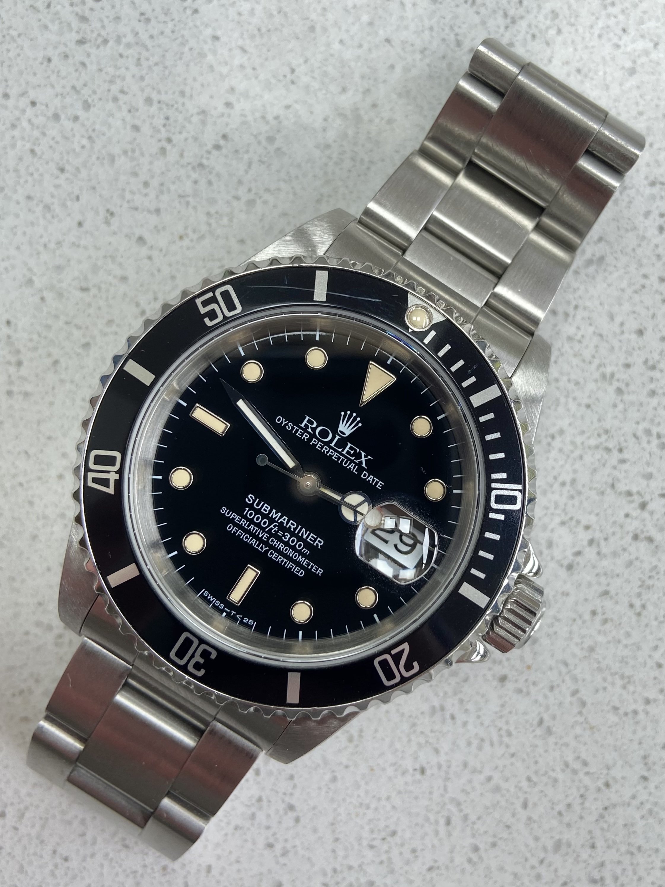 OHPF 1990 Rolex Submariner 16610 Tritium Dial 5995 Omega Watch Forums