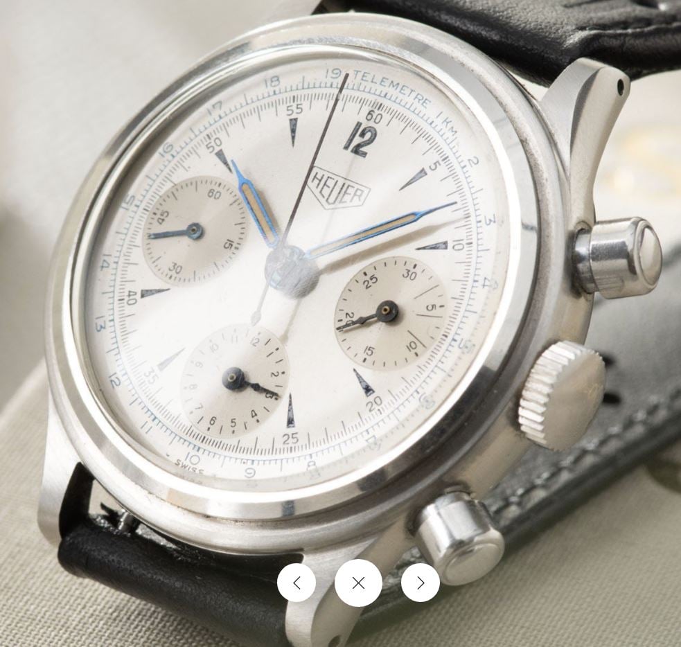 Heuer pre carrera hot sale valjoux 72