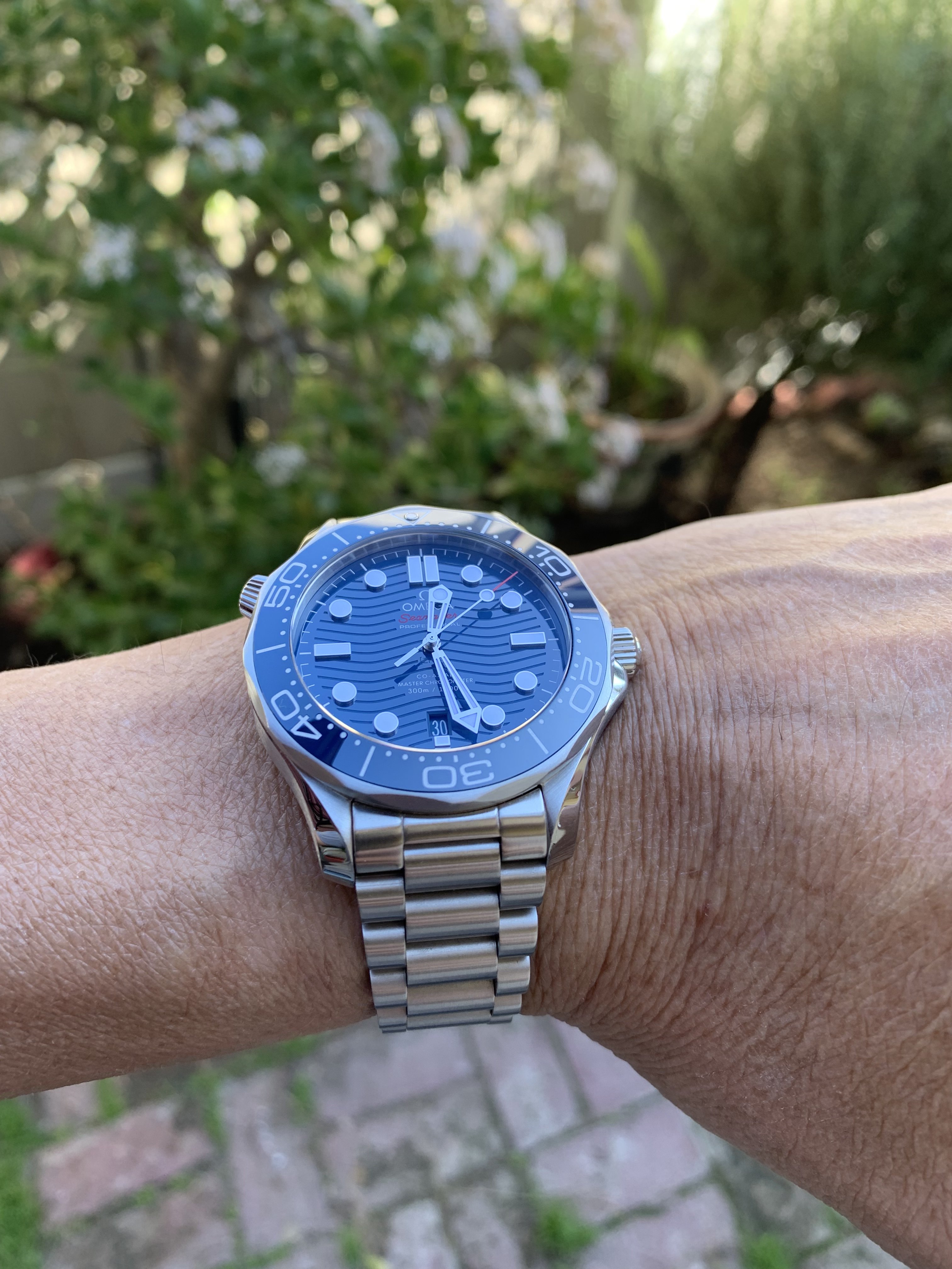 Omega seamaster 300 online steel bracelet