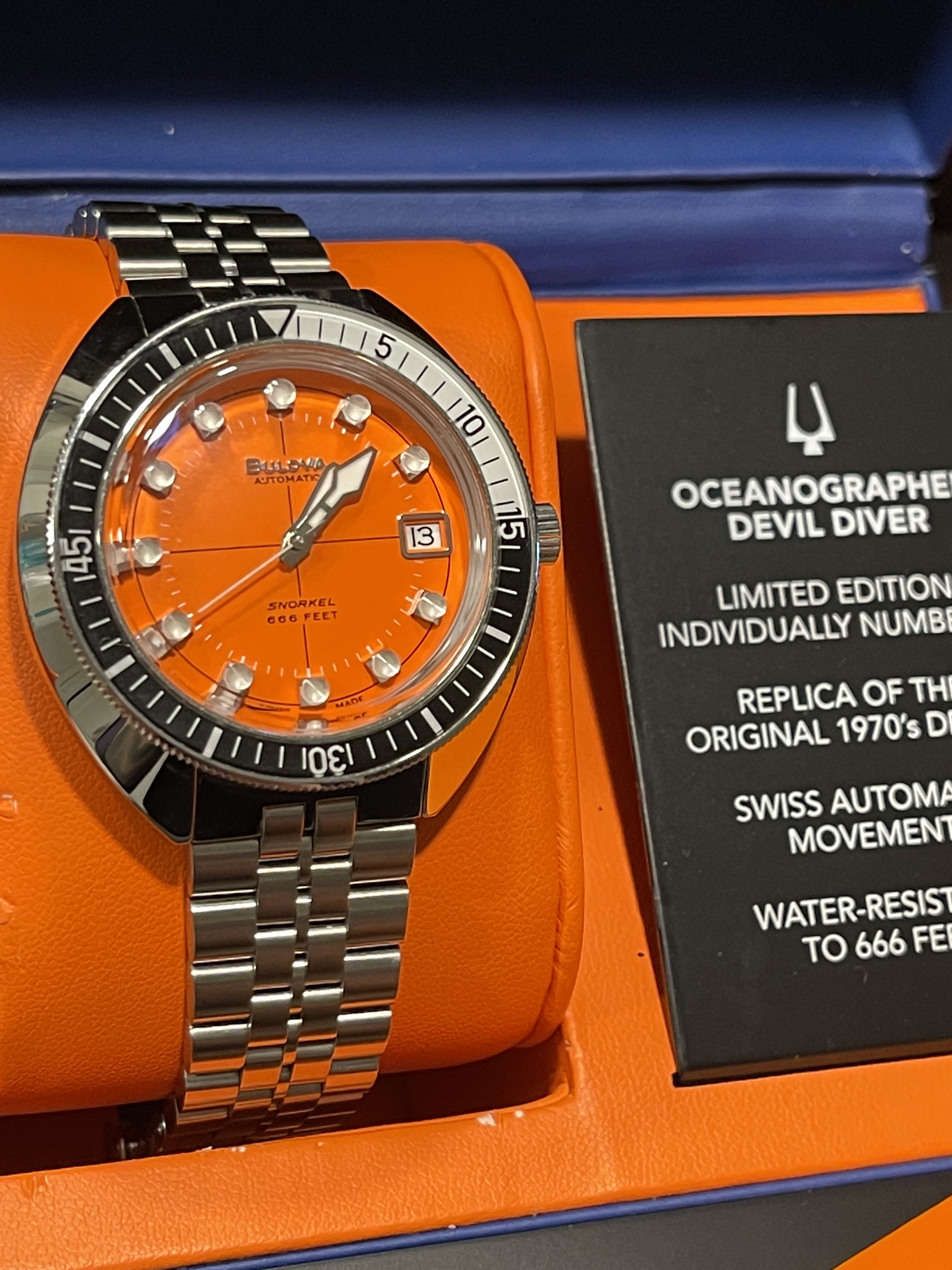 Bulova oceanographer limited cheap edition