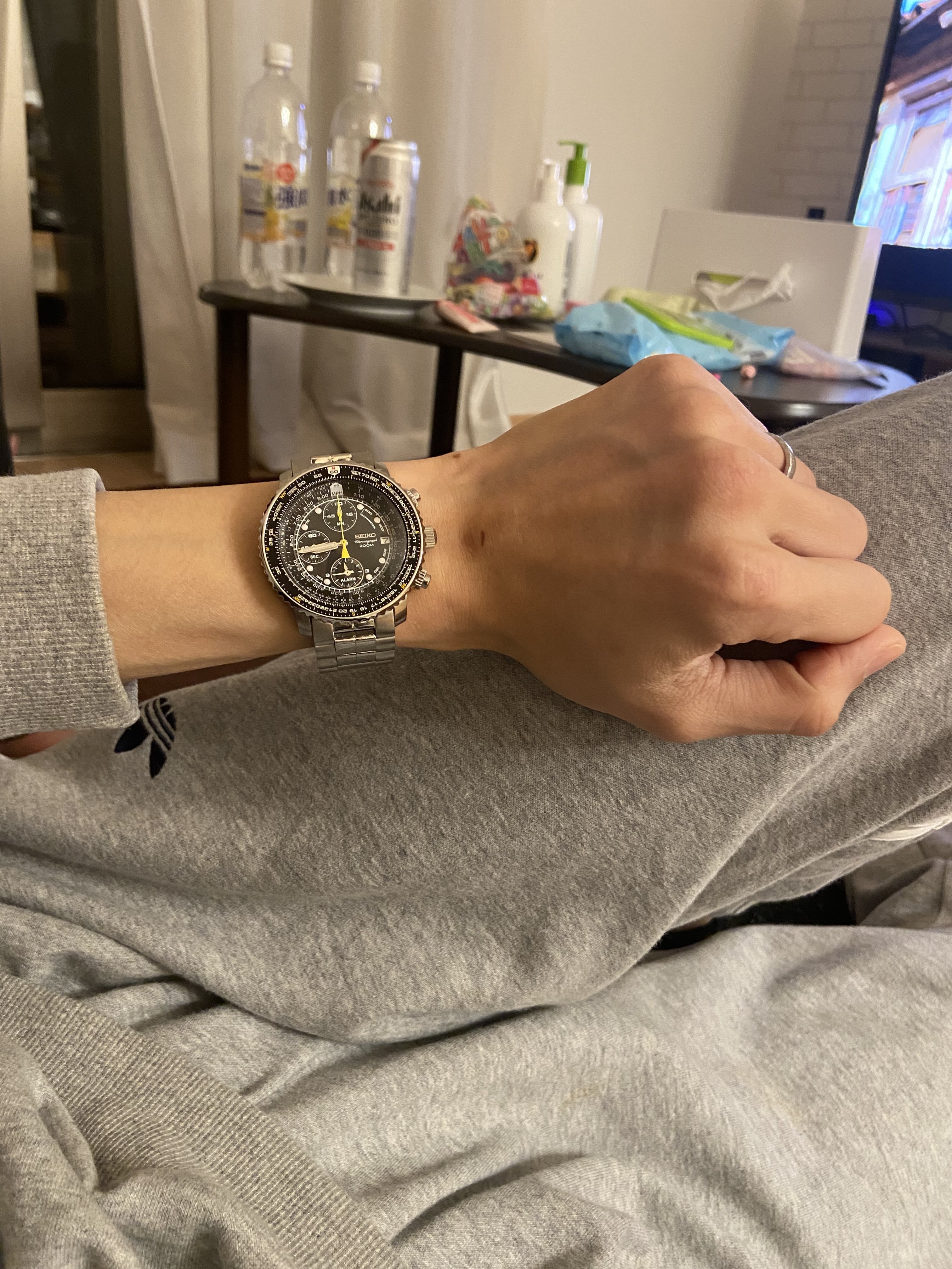 My new Flightmaster SNA411 how does the size look on my wrist