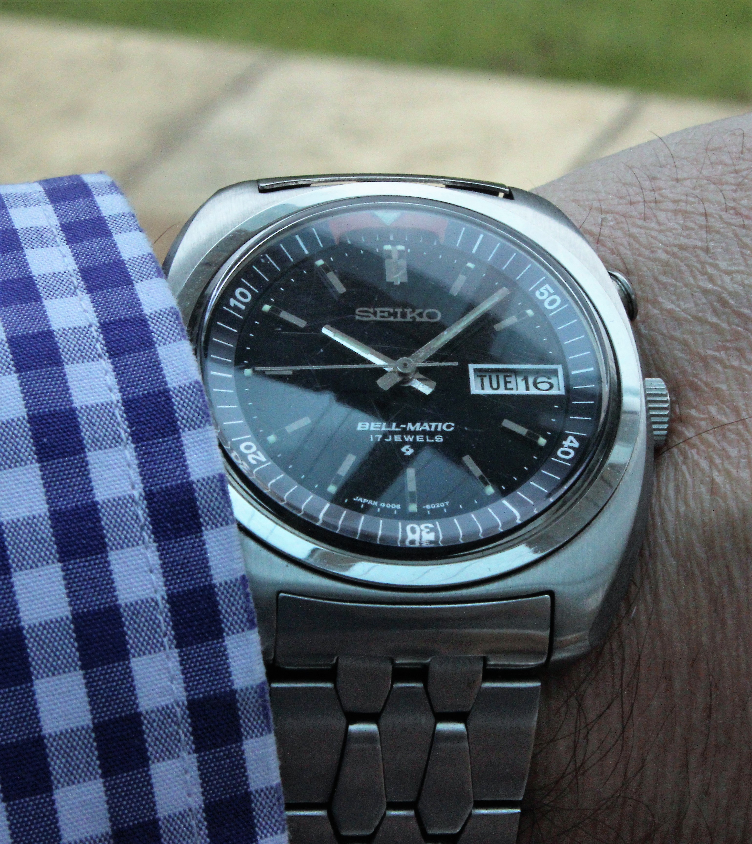 SOLD - Seiko 4006-6031 Bell-Matic full set | Omega Forums