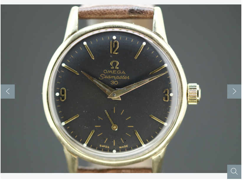 omega seamaster 30 black dial
