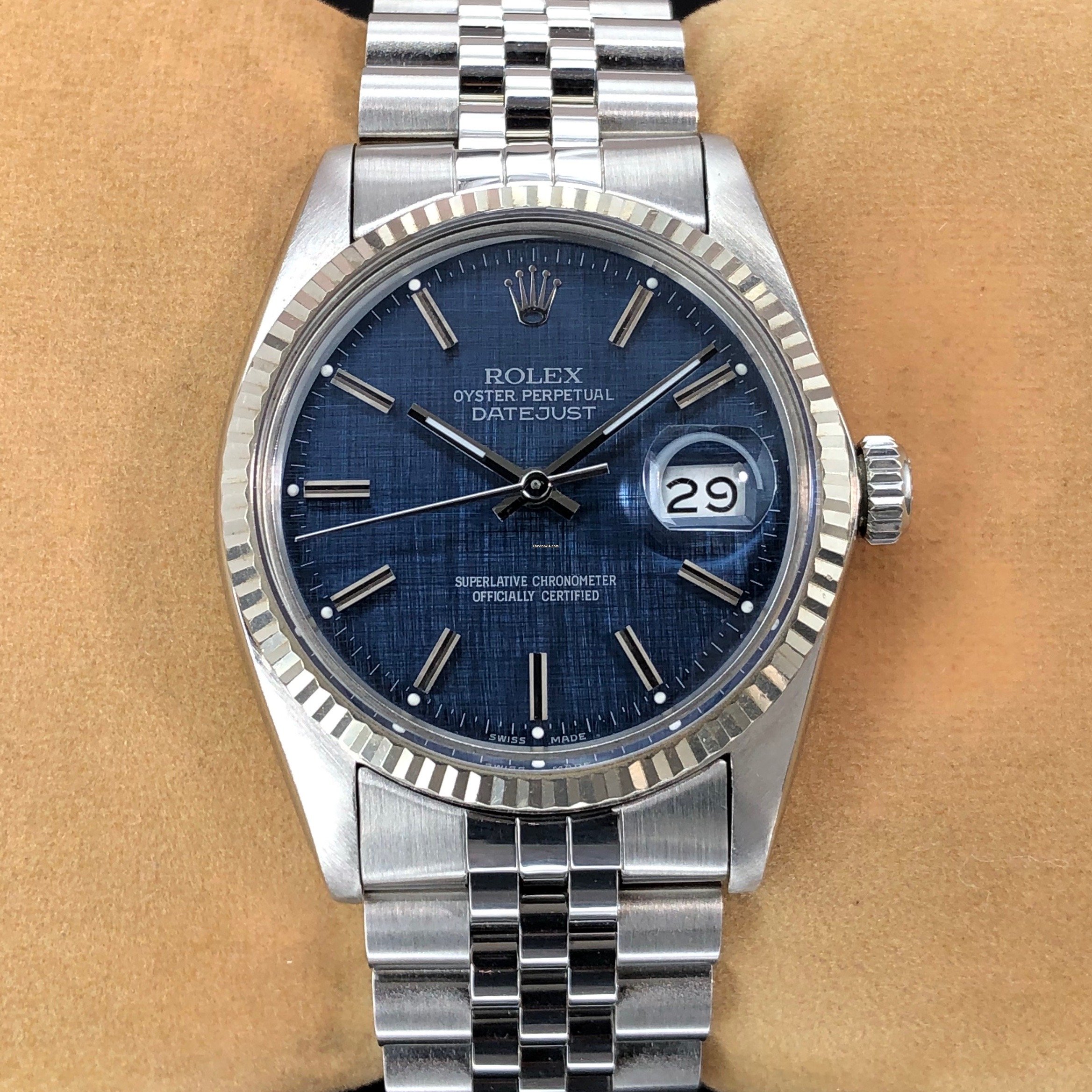 rolex 16014 blue dial