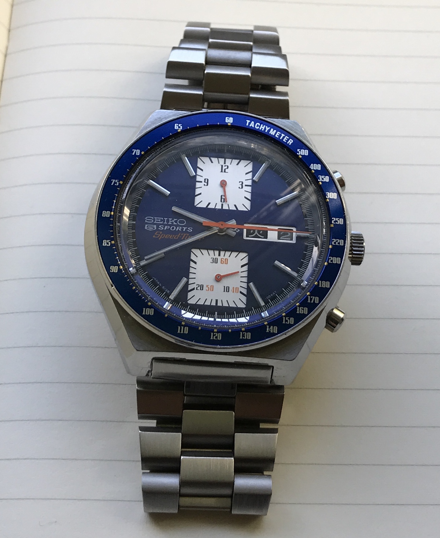 SOLD - Seiko 5 Sports Speedtimer 6138 0030 “Kakume” | Omega Forums