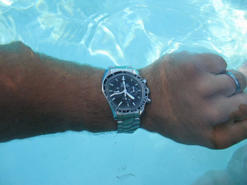 Swimming with hotsell omega speedmaster