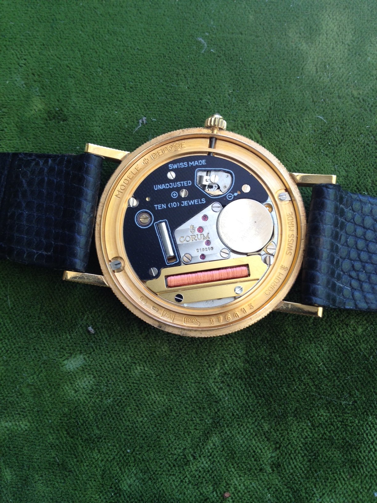 Gentlemen your help please regarding Corum movement Omega Forums