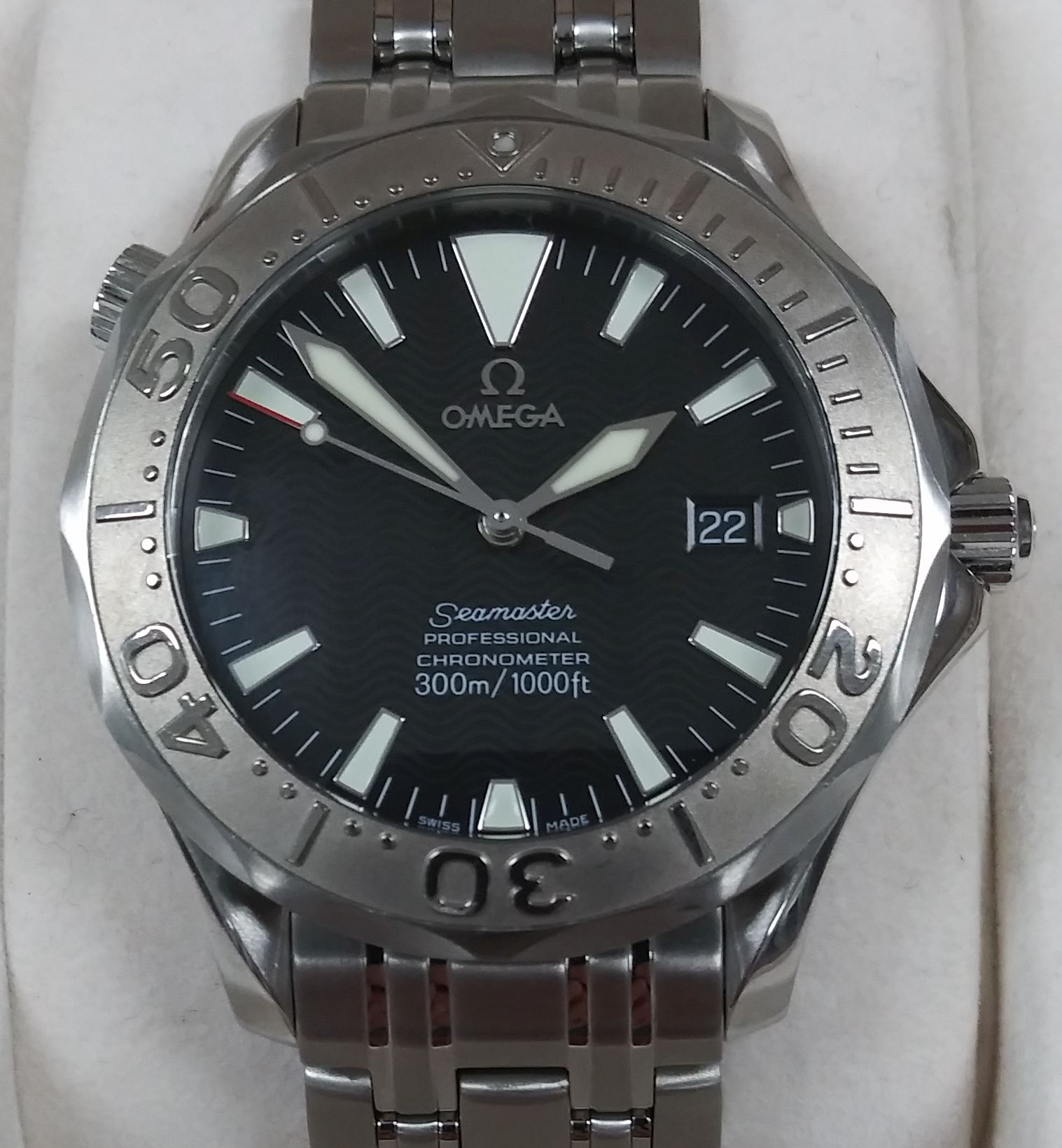 SOLD - Freshly serviced Seamaster 2230.50 Non AC Dial 18k WG Bezel | Omega  Watch Forums