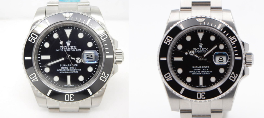 Spot the Difference Fake vs. Real Submariner Omega Forums