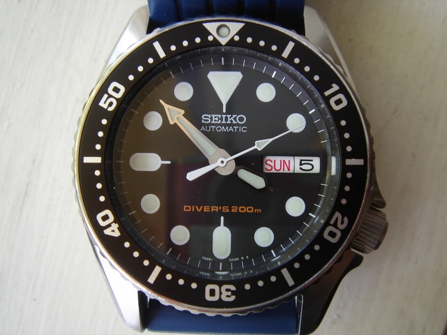 SOLD - Seiko automatic SKX013 13K2 36mm diver | Omega Forums