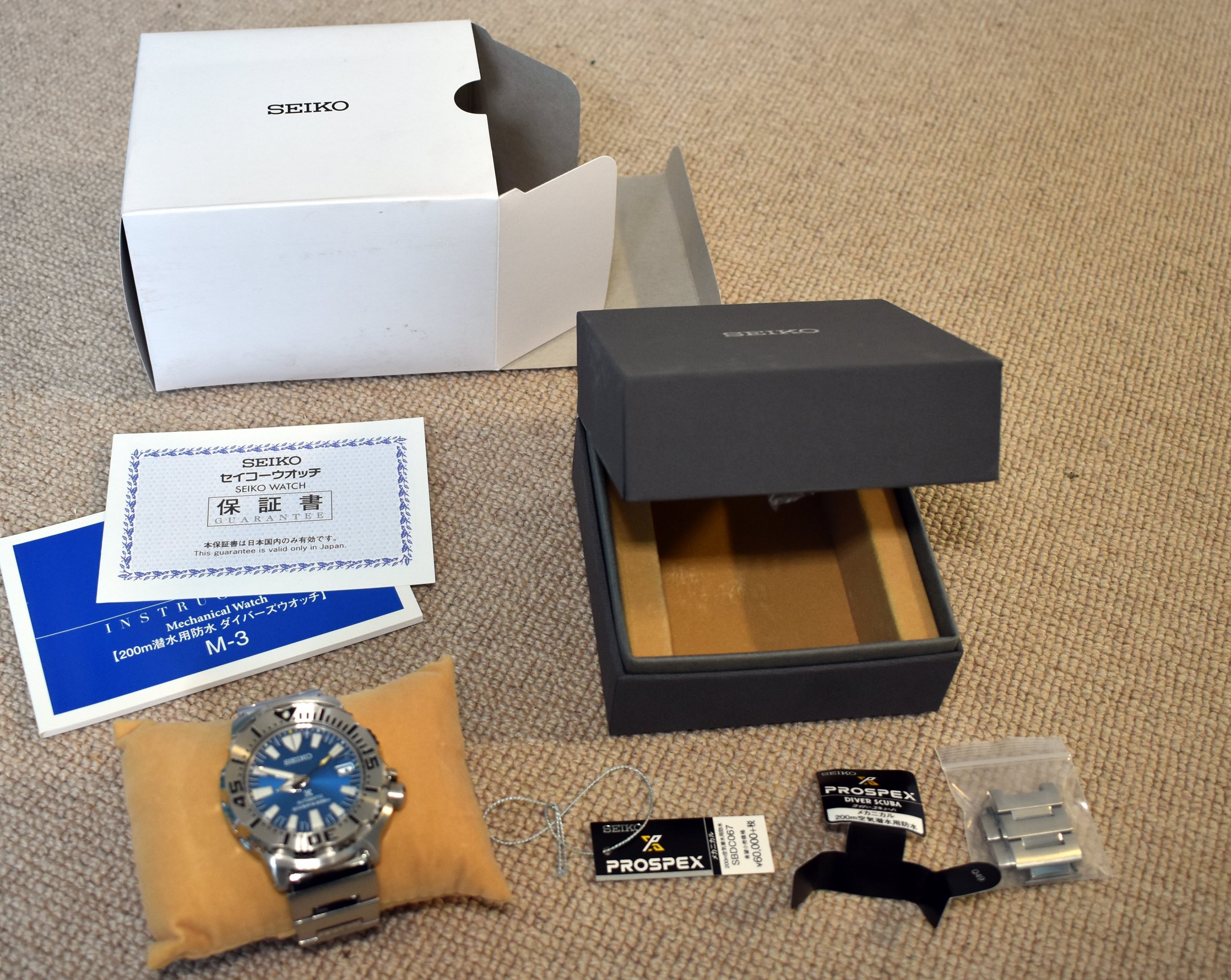 SOLD Seiko Monster Gen 3 Coral Blue SBDC067 Omega Forums