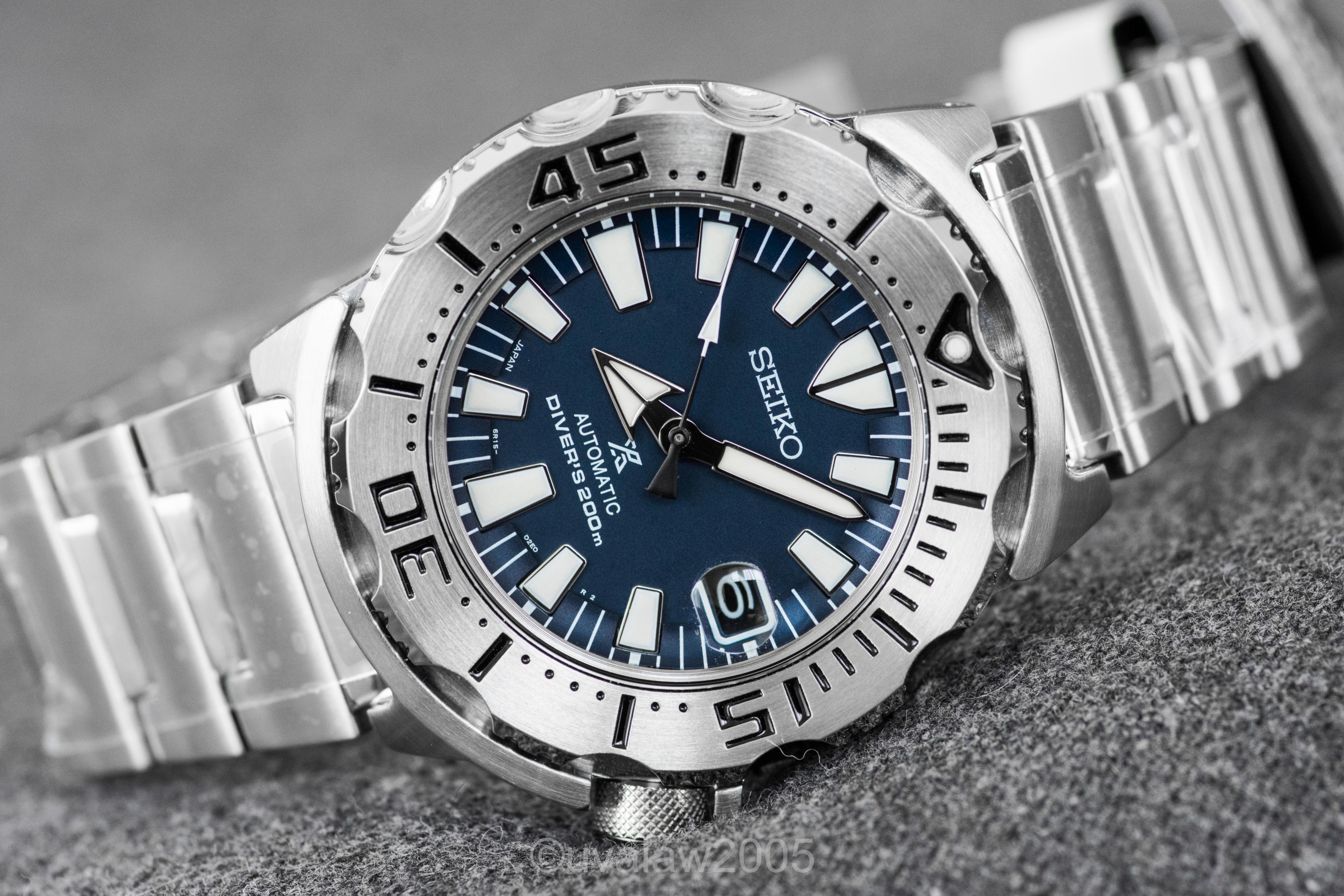 SOLD - Seiko SZSC003 Blue Monster Prospex Diver, BNIB | Omega