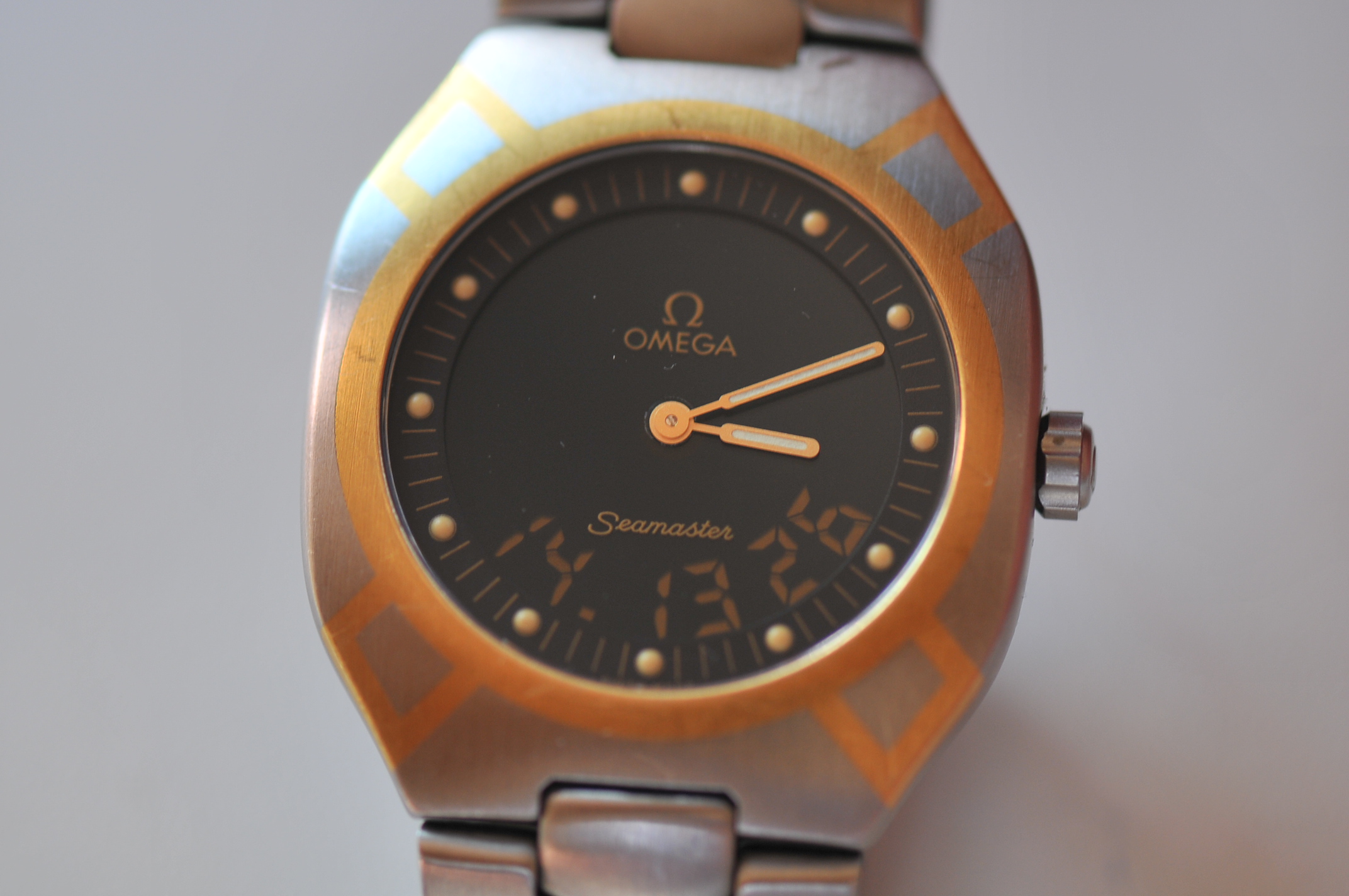 Omega seamaster digital outlet and analog