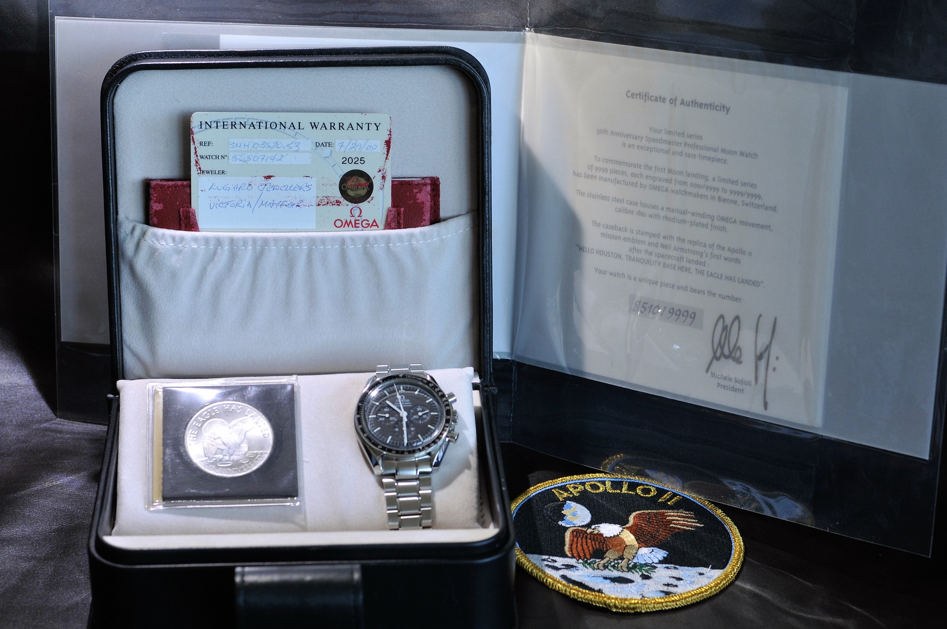 Omega speedmaster apollo 11 30th clearance anniversary