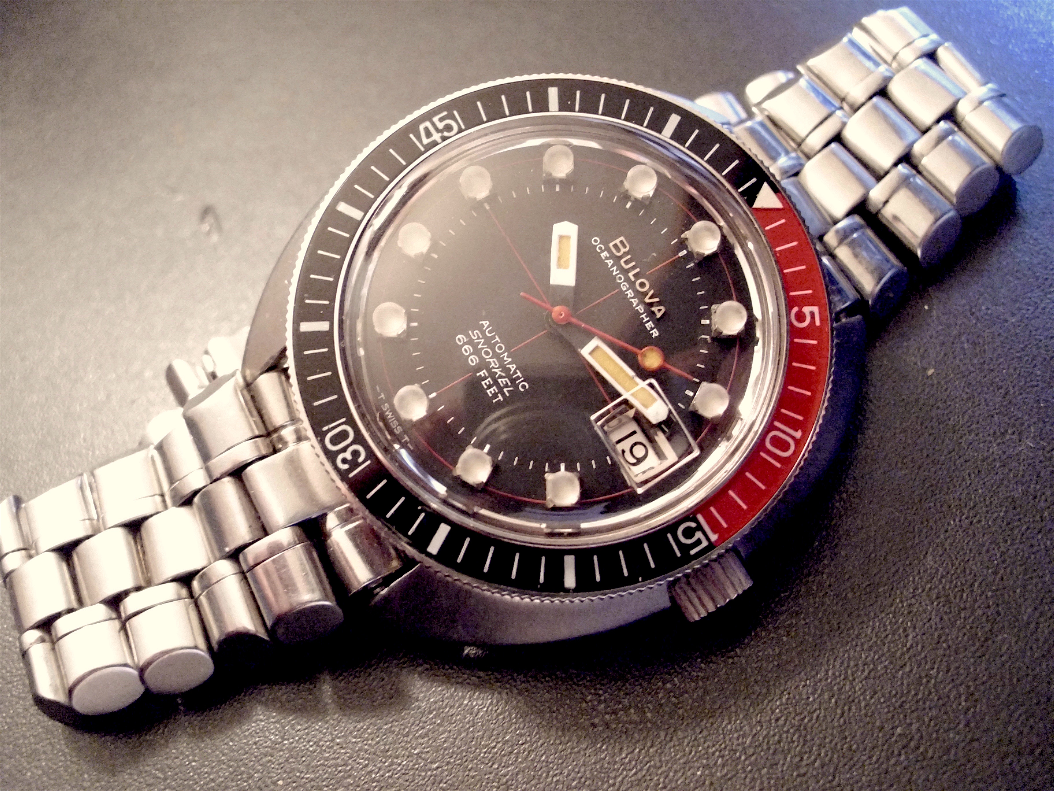 vintage bulova devil diver