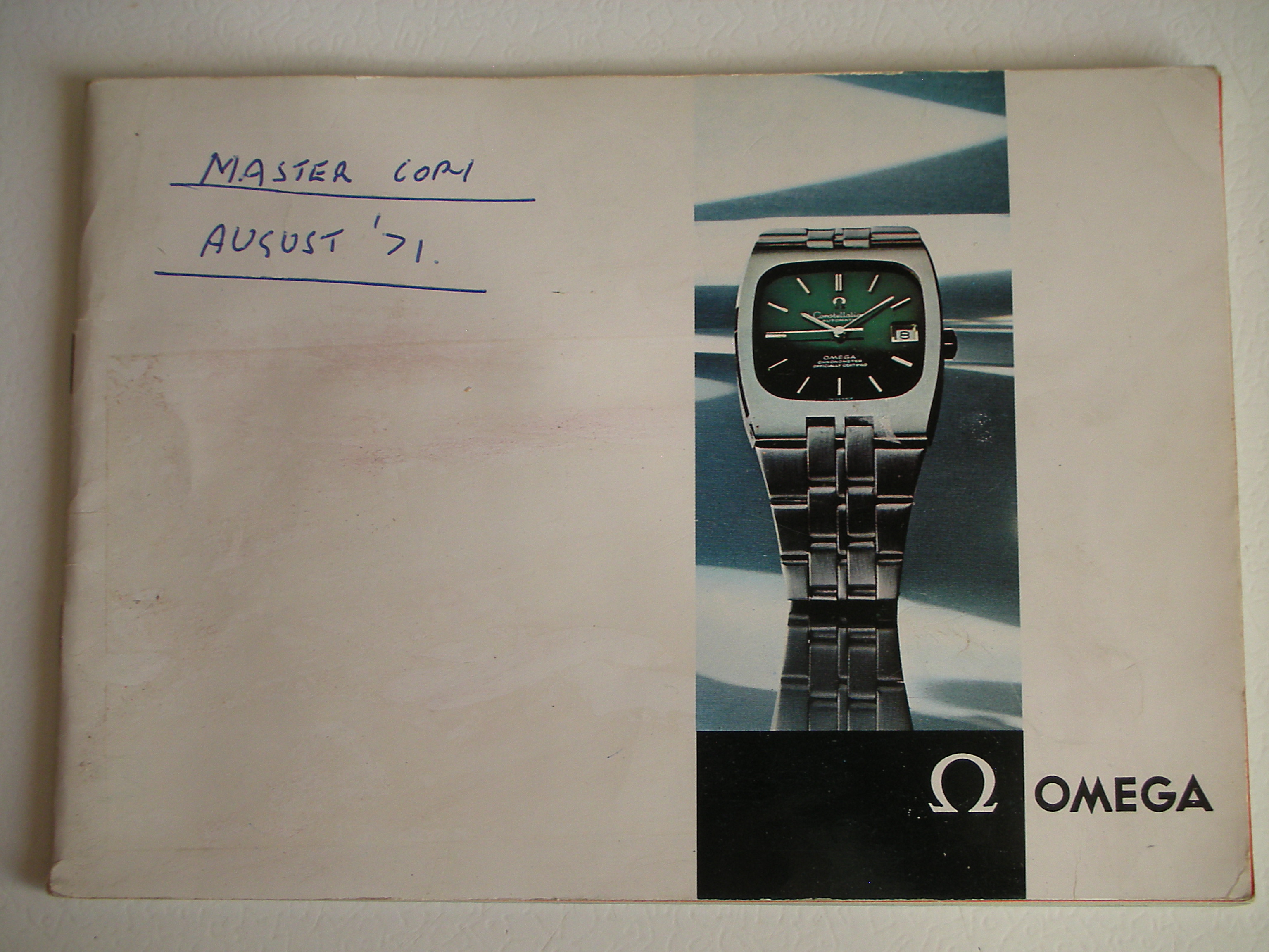 FS - Omega 1971 Sales Catalog | Omega Watch Forums