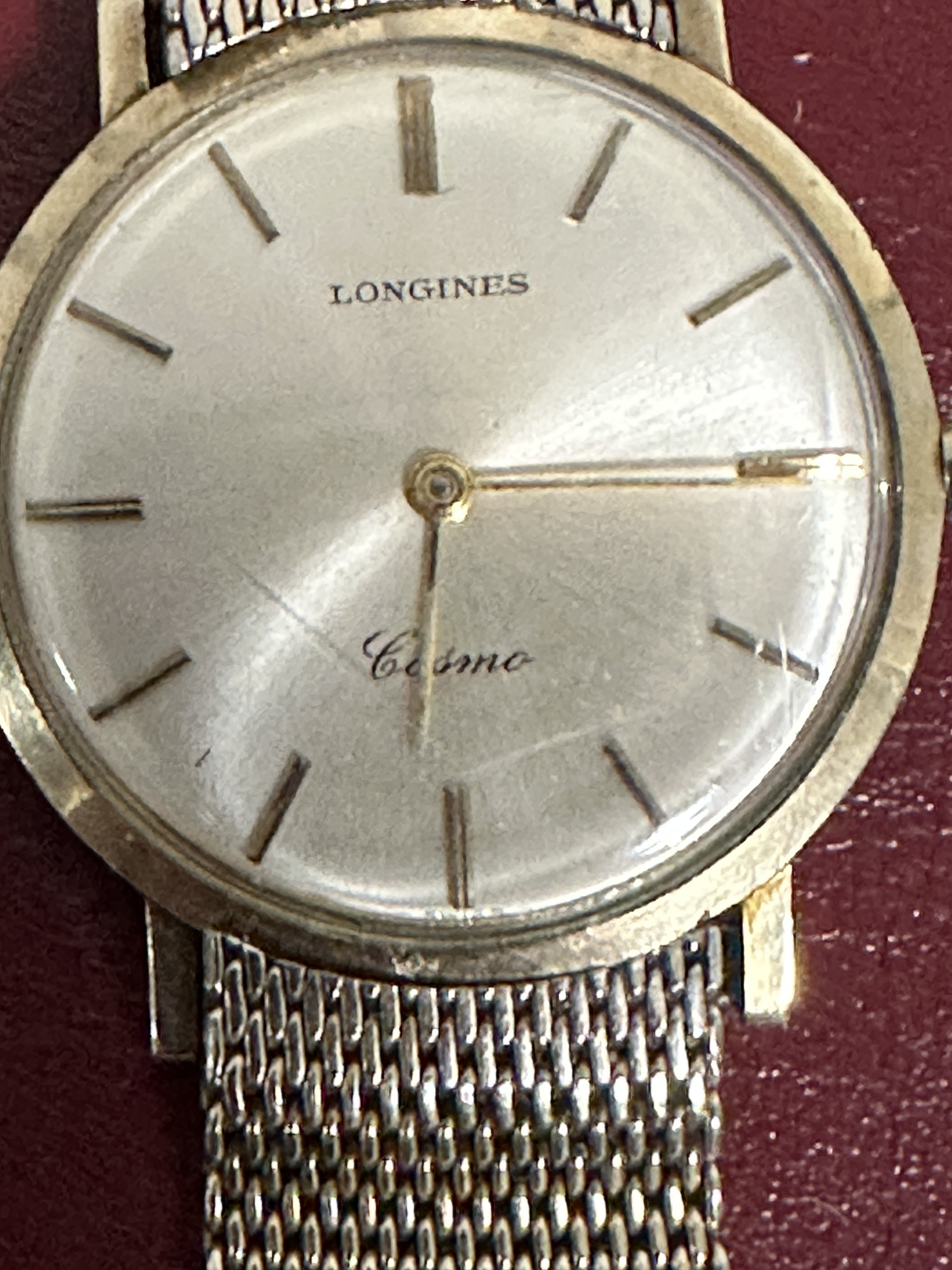 FS 1960 s Longines Ultra Thin Cosmo 10k Gold Filled Watch