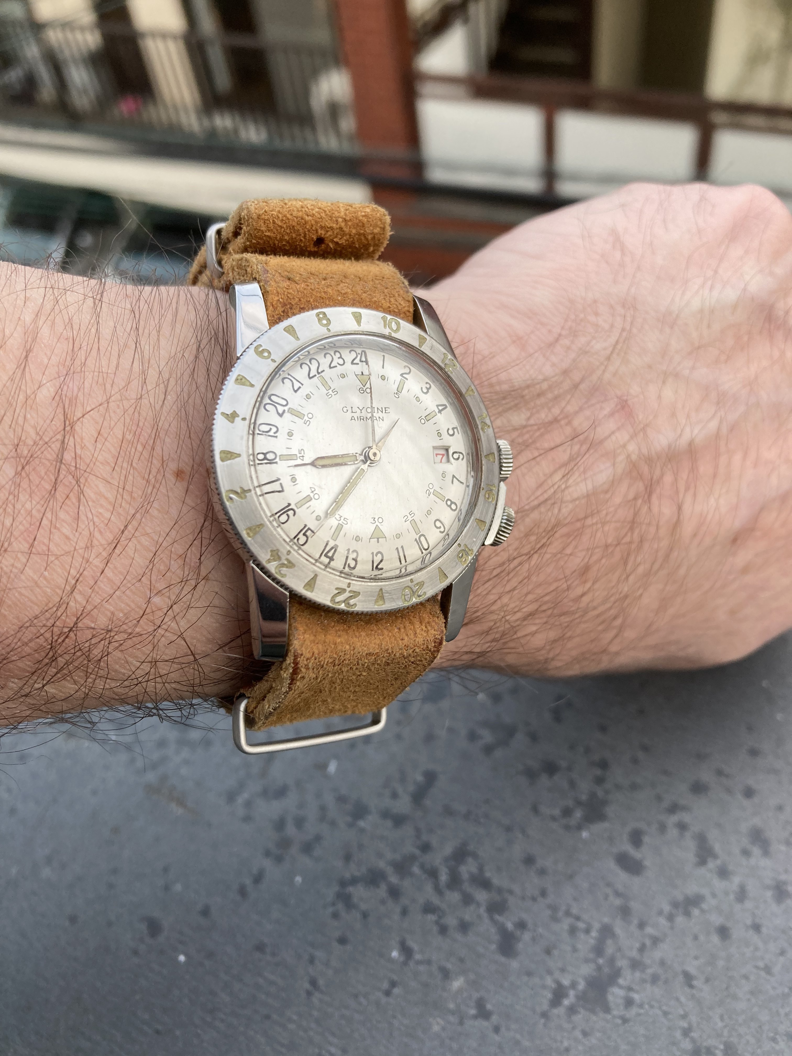 Glycine hot sale leather strap