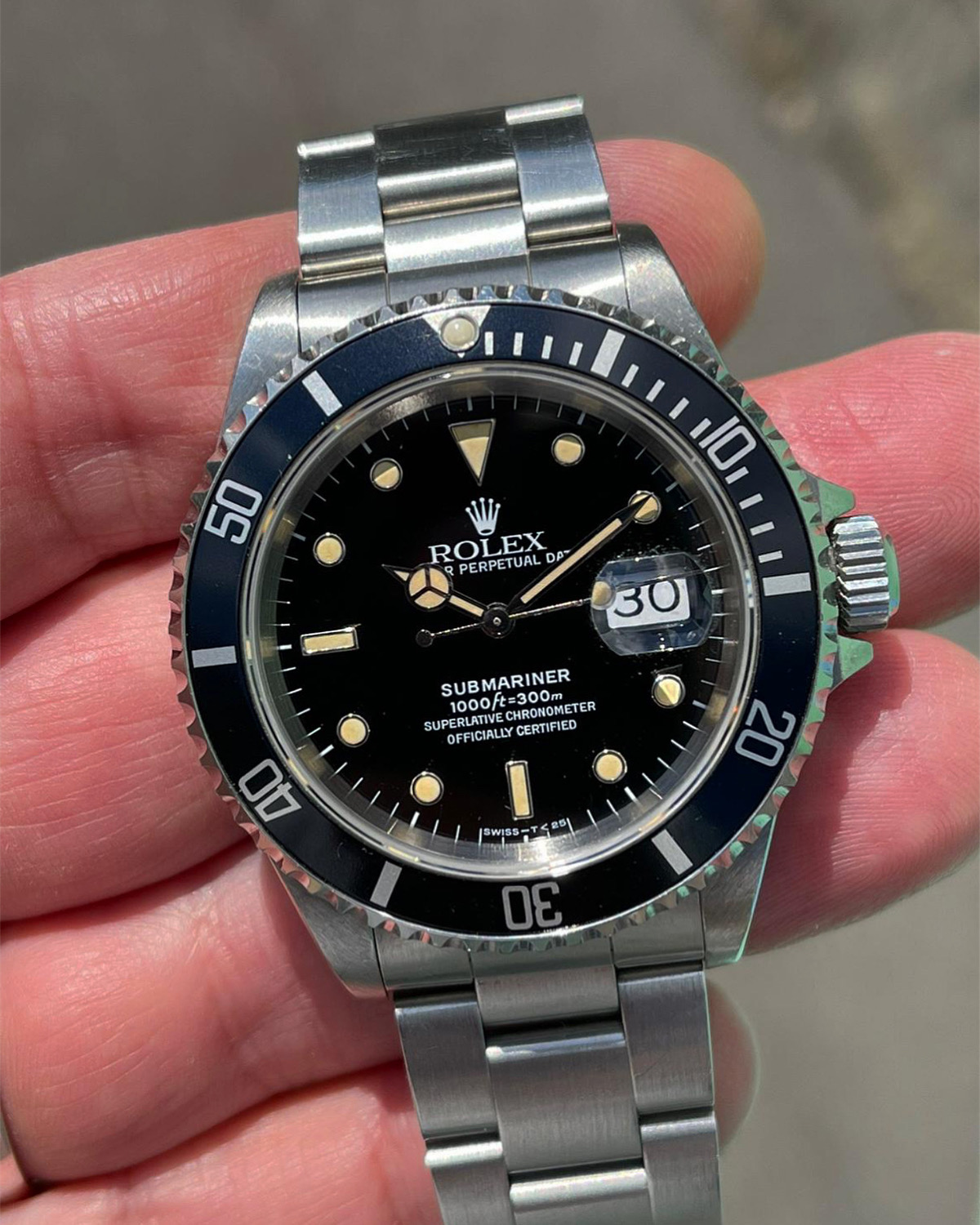 SOLD - Rolex Submariner ref.16610. E serial. Box and Papers. Unpolished.  Amazing patina. Mint conditions. | Omega Forums