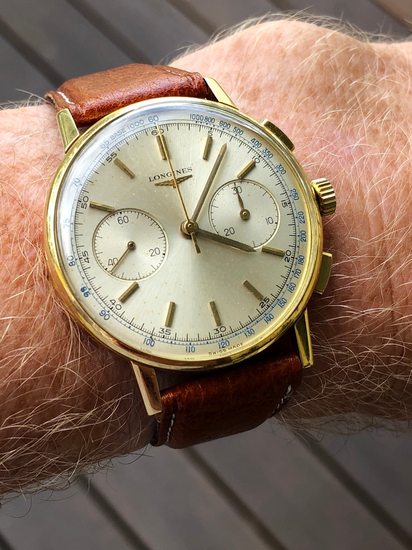 SOLD Longines 30CH Ref. 7414 1 18K yellow gold case Omega Forums