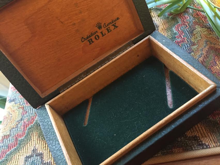 Old discount rolex box