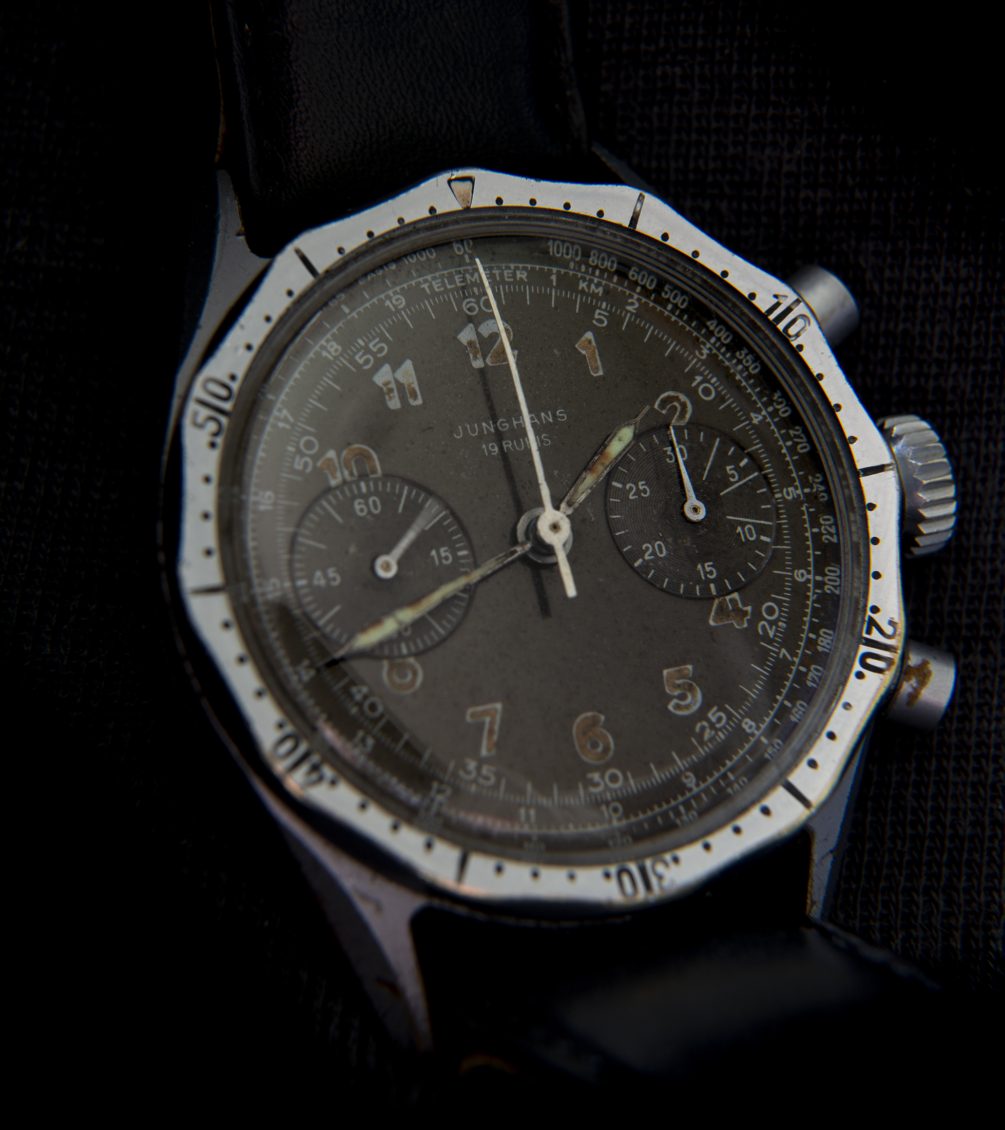 SOLD Junghans Type 88 military issued chronograph watch Omega