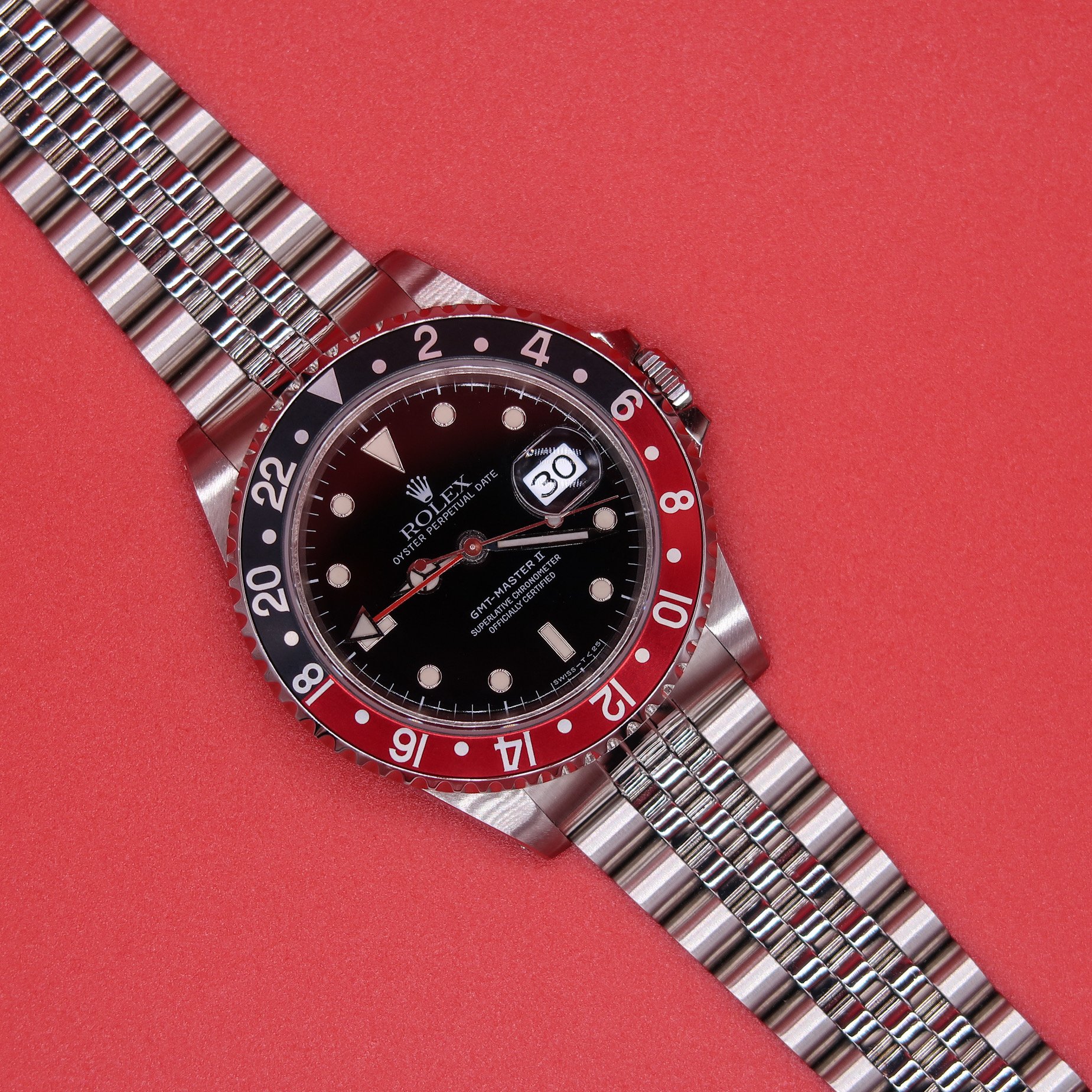 SOLD Rolex GMT Master II Coke Bezel Box Papers 1991 RSC 2021