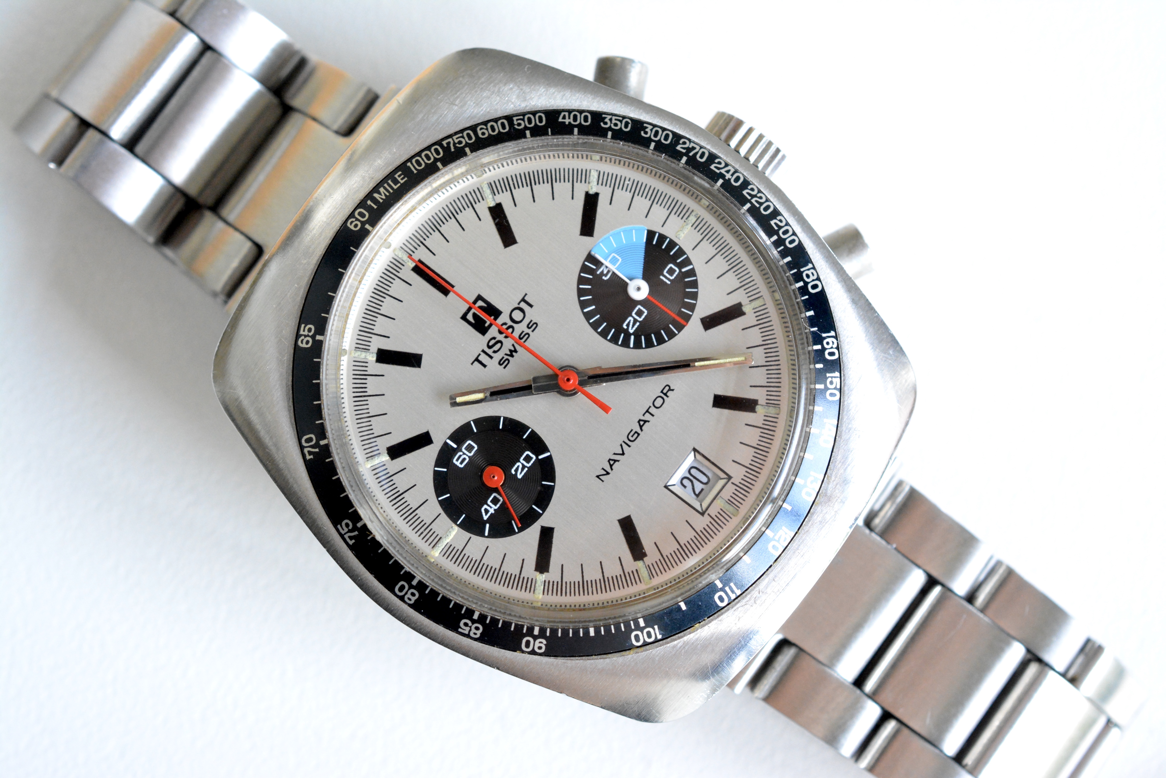 507様 SOLD - FABULOUS TISSOT NAVIGATOR REF. 40532 SILVER DIAL | Omega