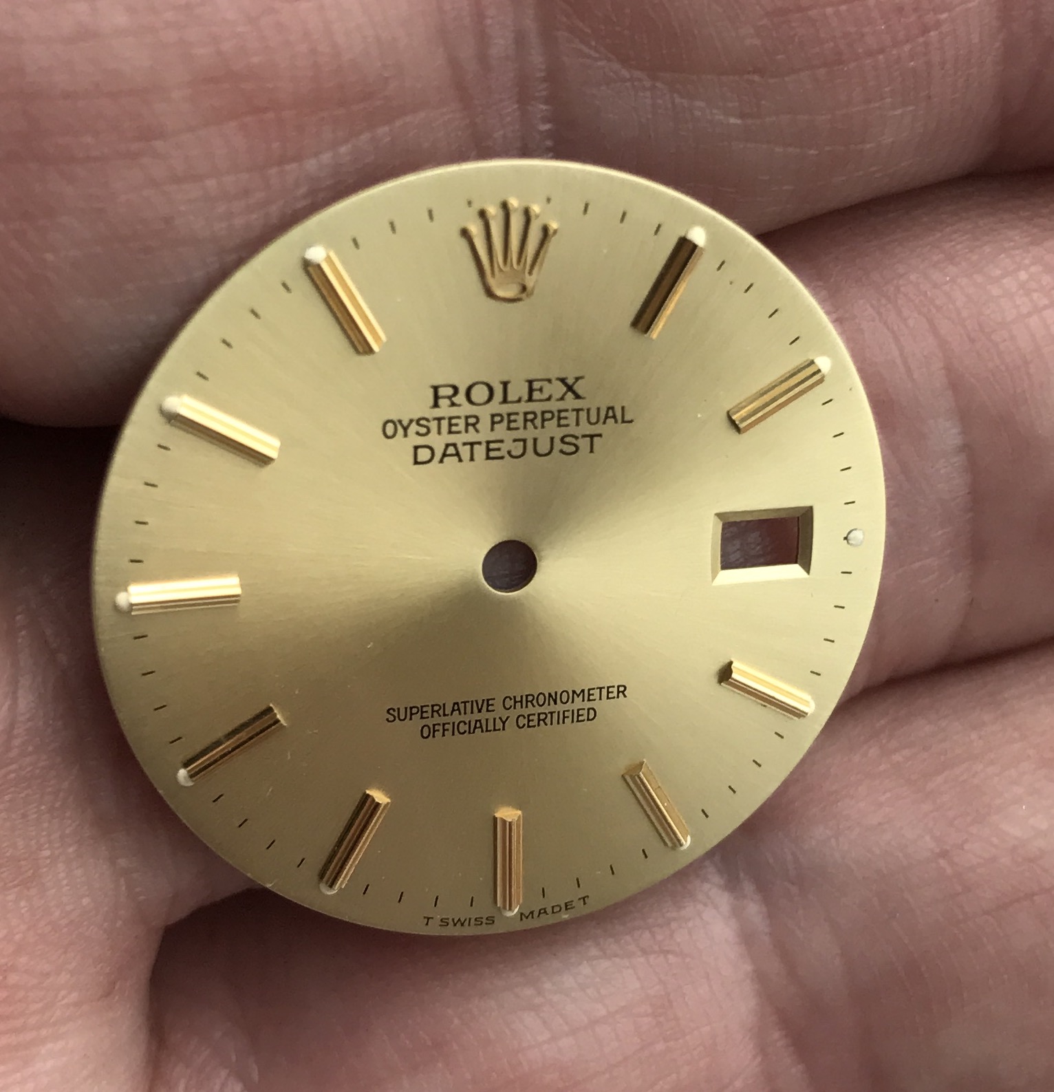 Fs Rolex Datejust Dial For Plastic Crystal Refs T Swiss Made T Omega Forums