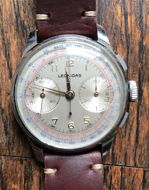 SOLD - Leonidas Chronograph 'Big Eye' - New Price | Omega Forums