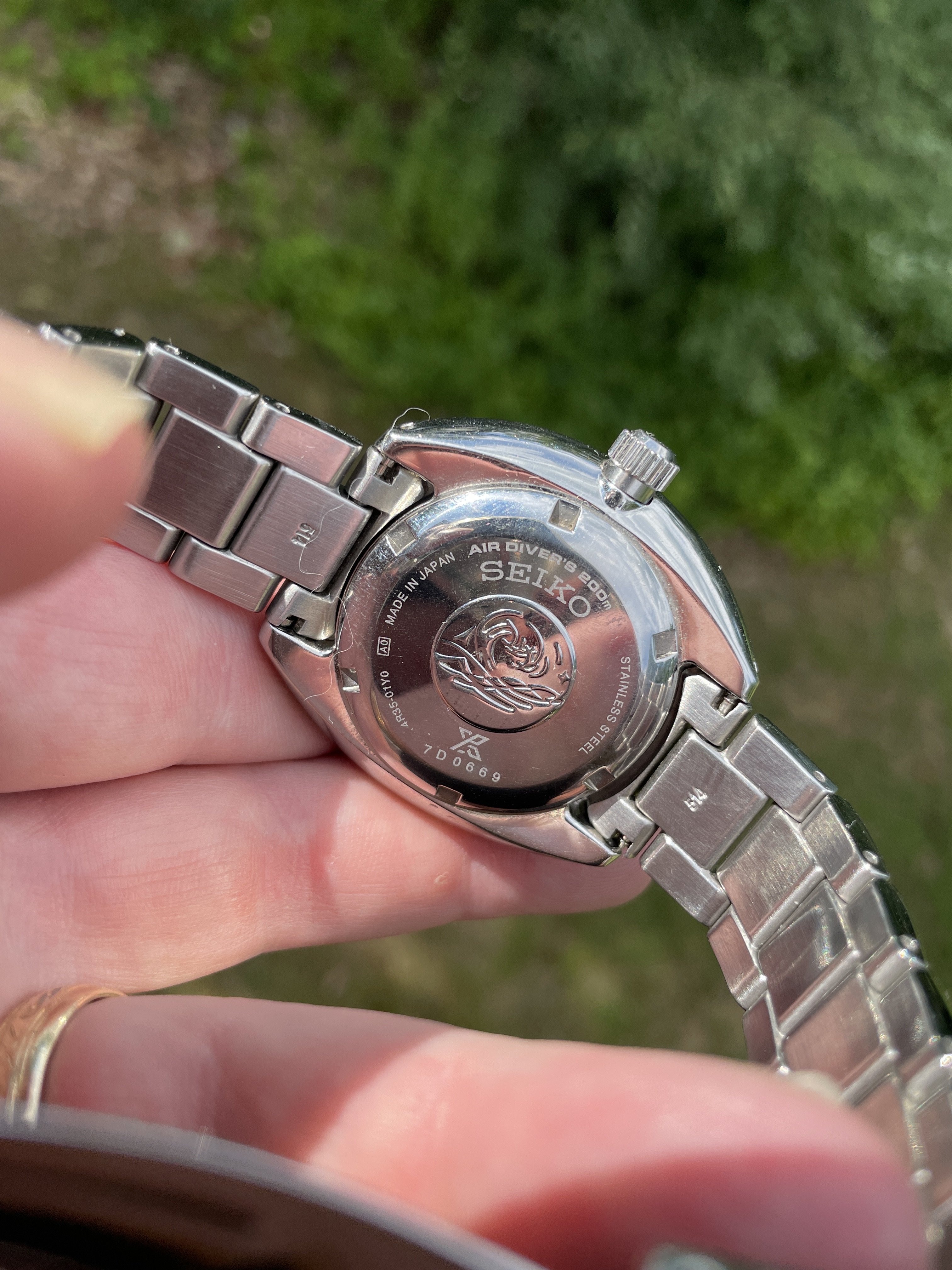 Seiko 4r35 01y0 mini turtle Omega Forums