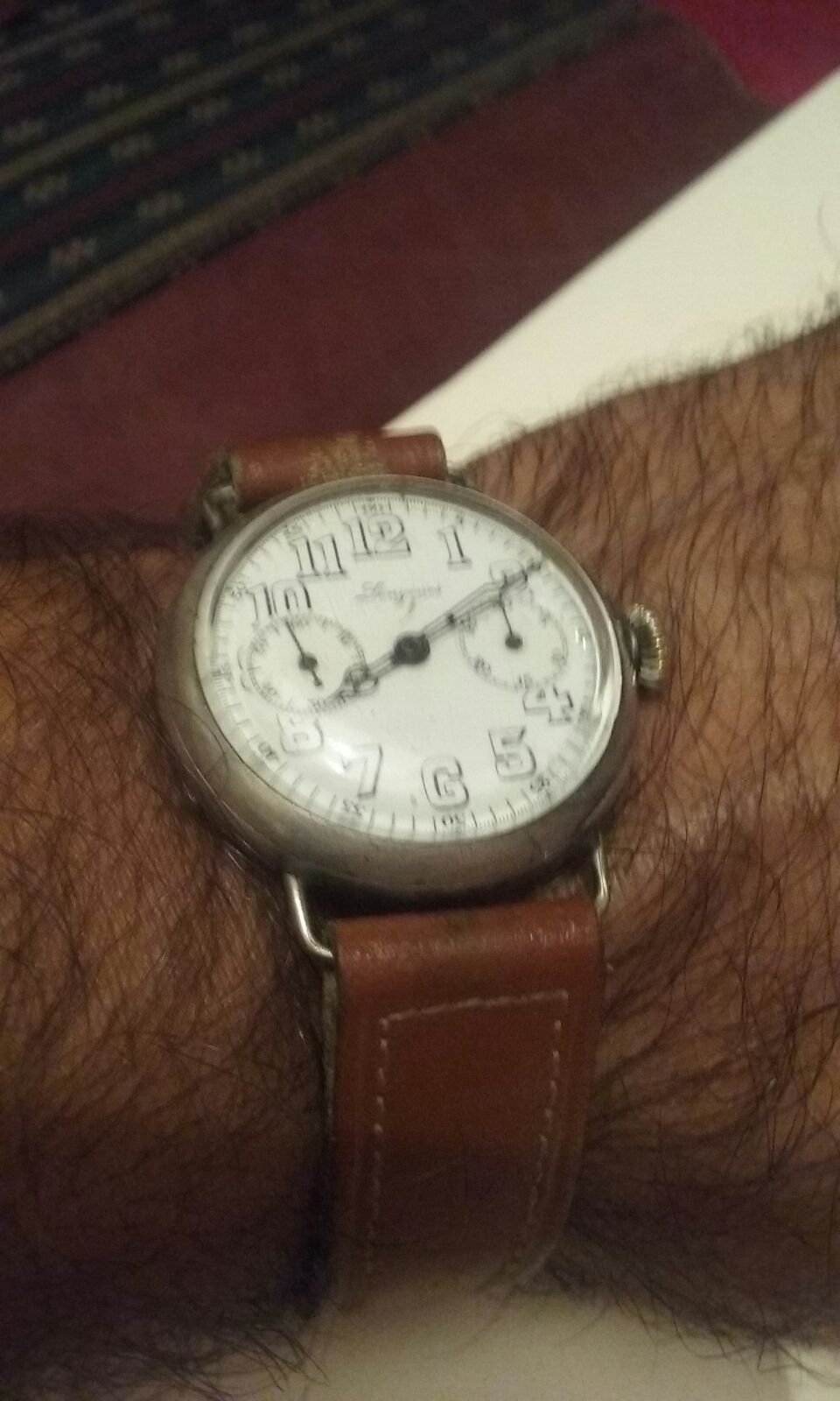 This Longines monopusher cal.13.33 Z from 1913 is military