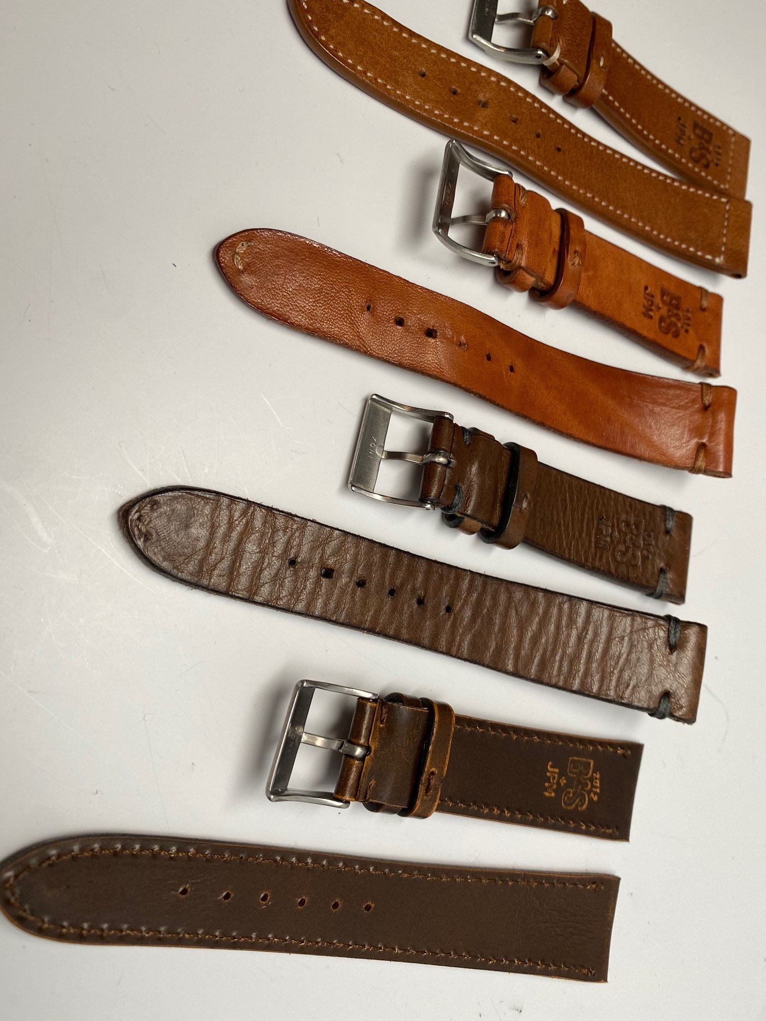 JPM SRL Dark Brown Leather Watch Strap | HODINKEE