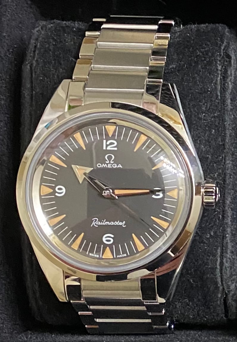 Omega railmaster clearance sale