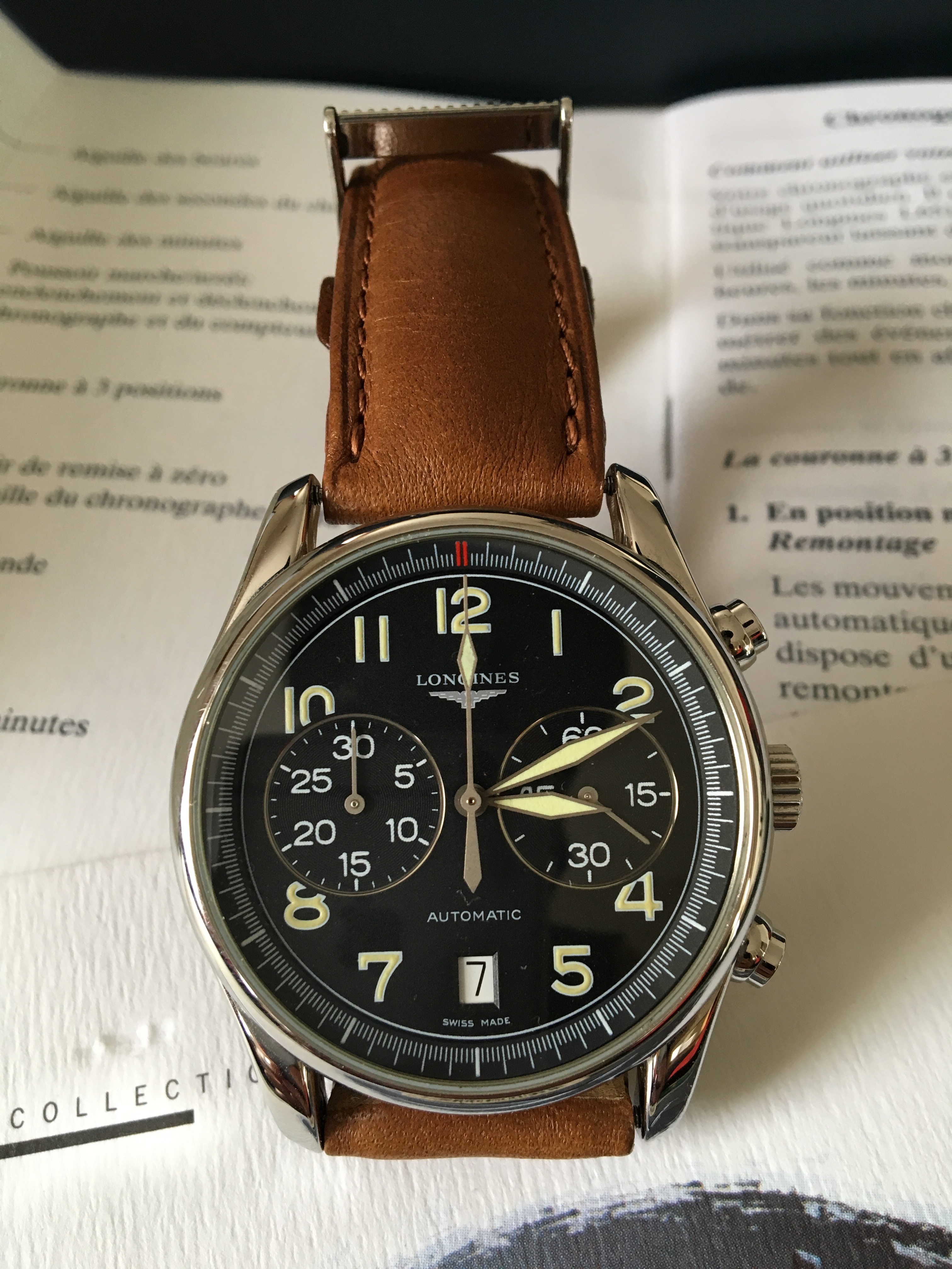 WITHDRAWN Longines Avigation Special Series Chronograph Full Kit