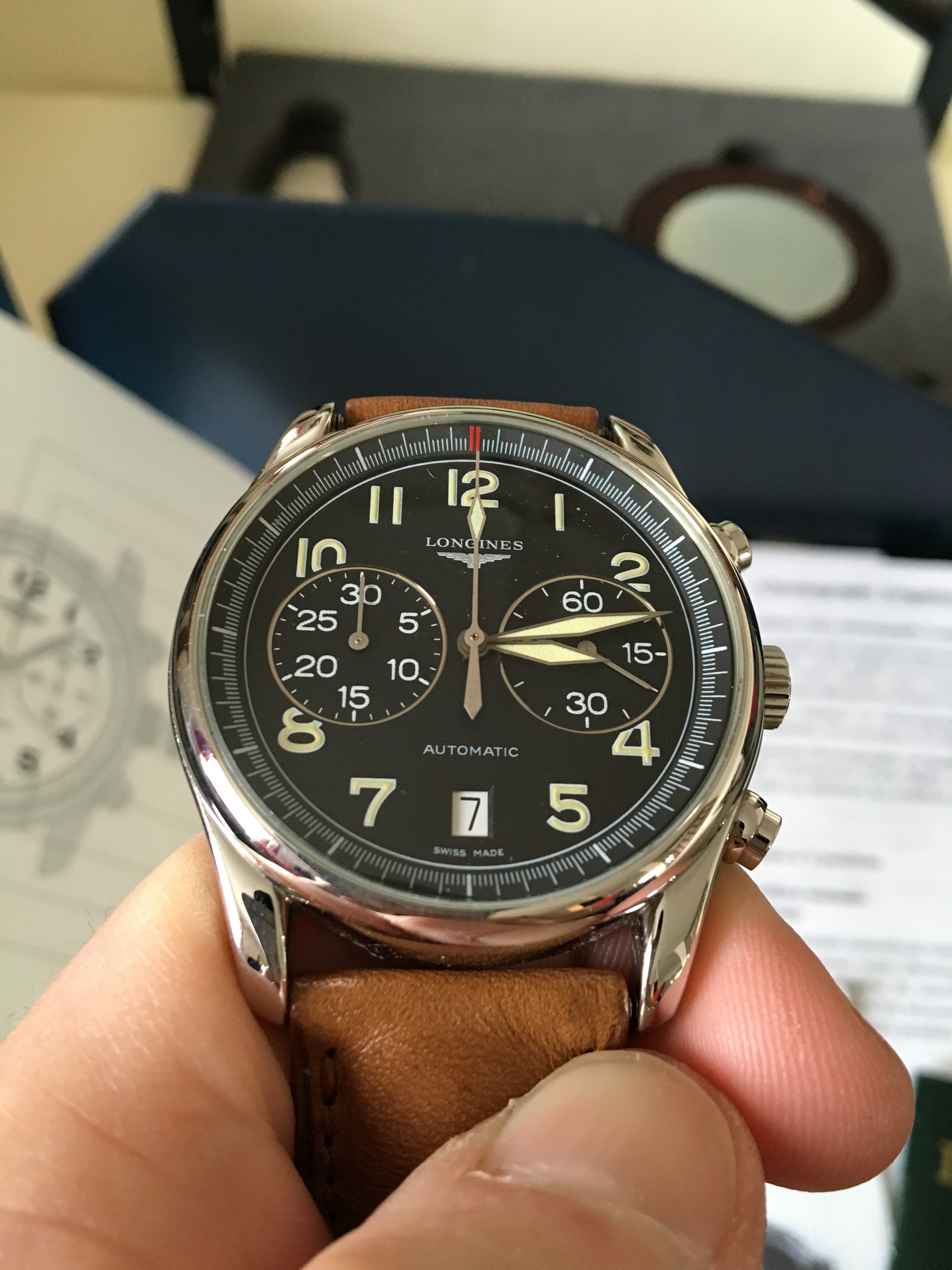 WITHDRAWN Longines Avigation Special Series Chronograph Full Kit