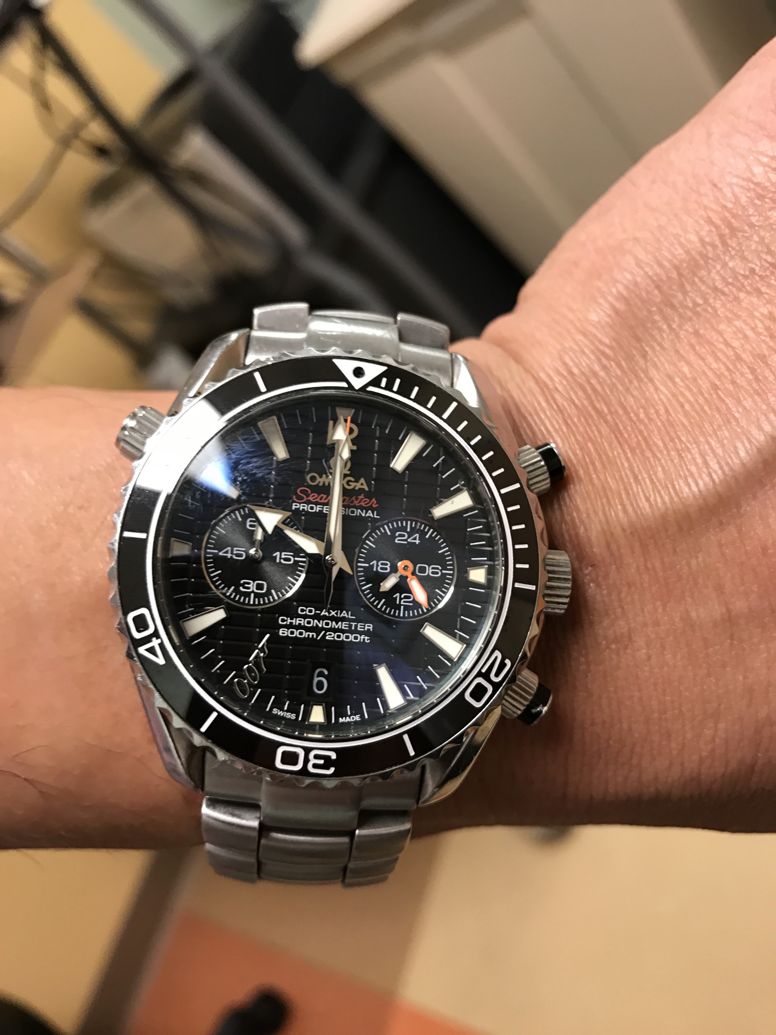 omega seamaster professional 007 limited edition planet ocean price
