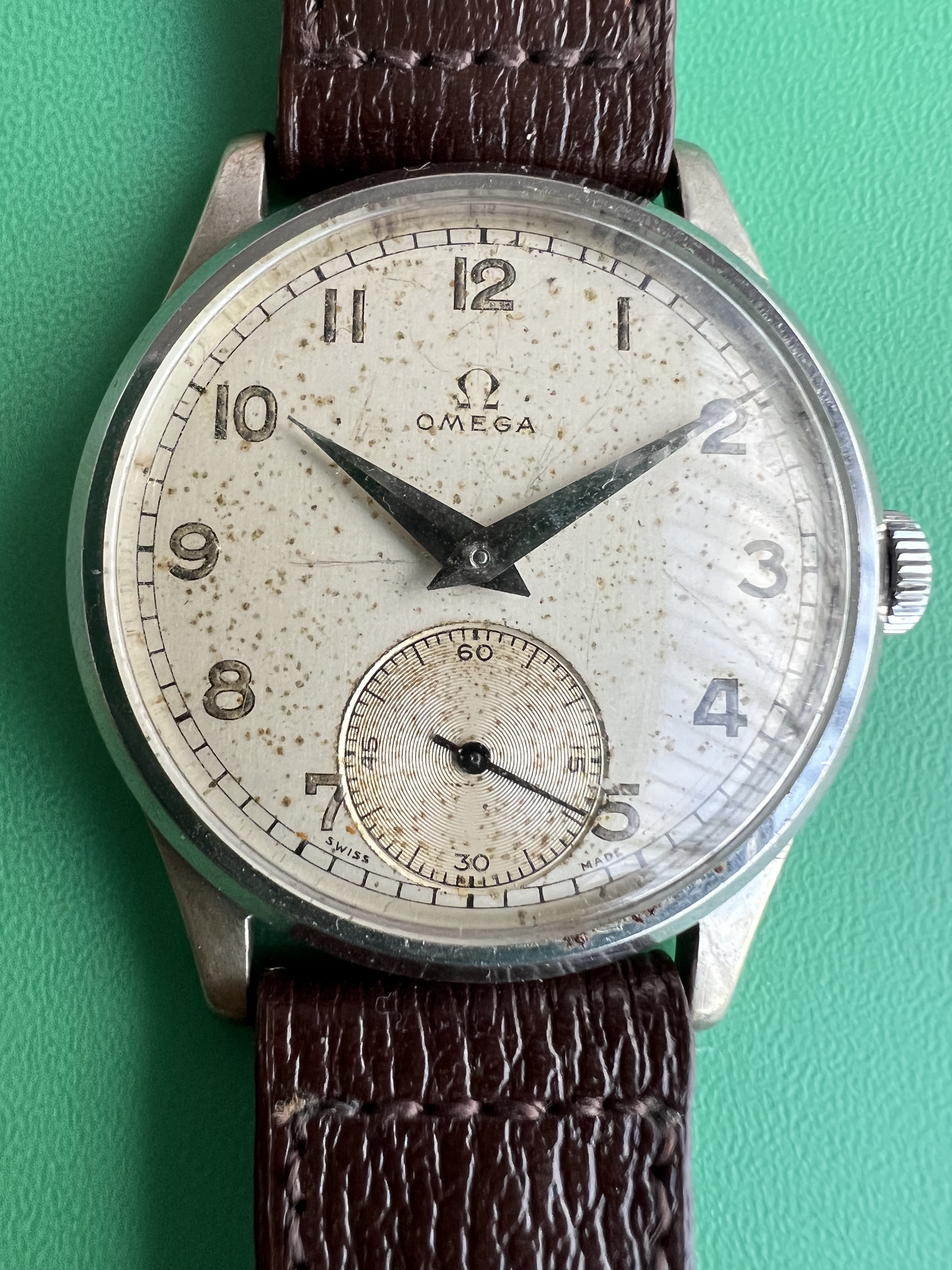 SOLD Vintage 13322 Dennison Case 1939 Omega 3417 30T2 Calibre