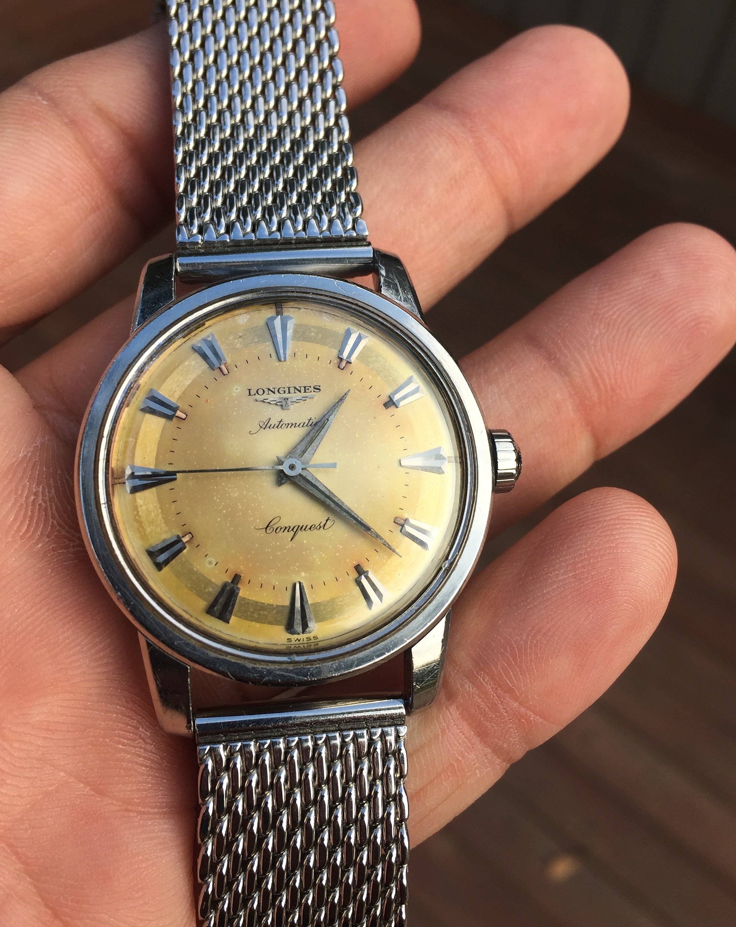 SOLD 1950s Longines Conquest Ref 9000 Vintage Omega Forums