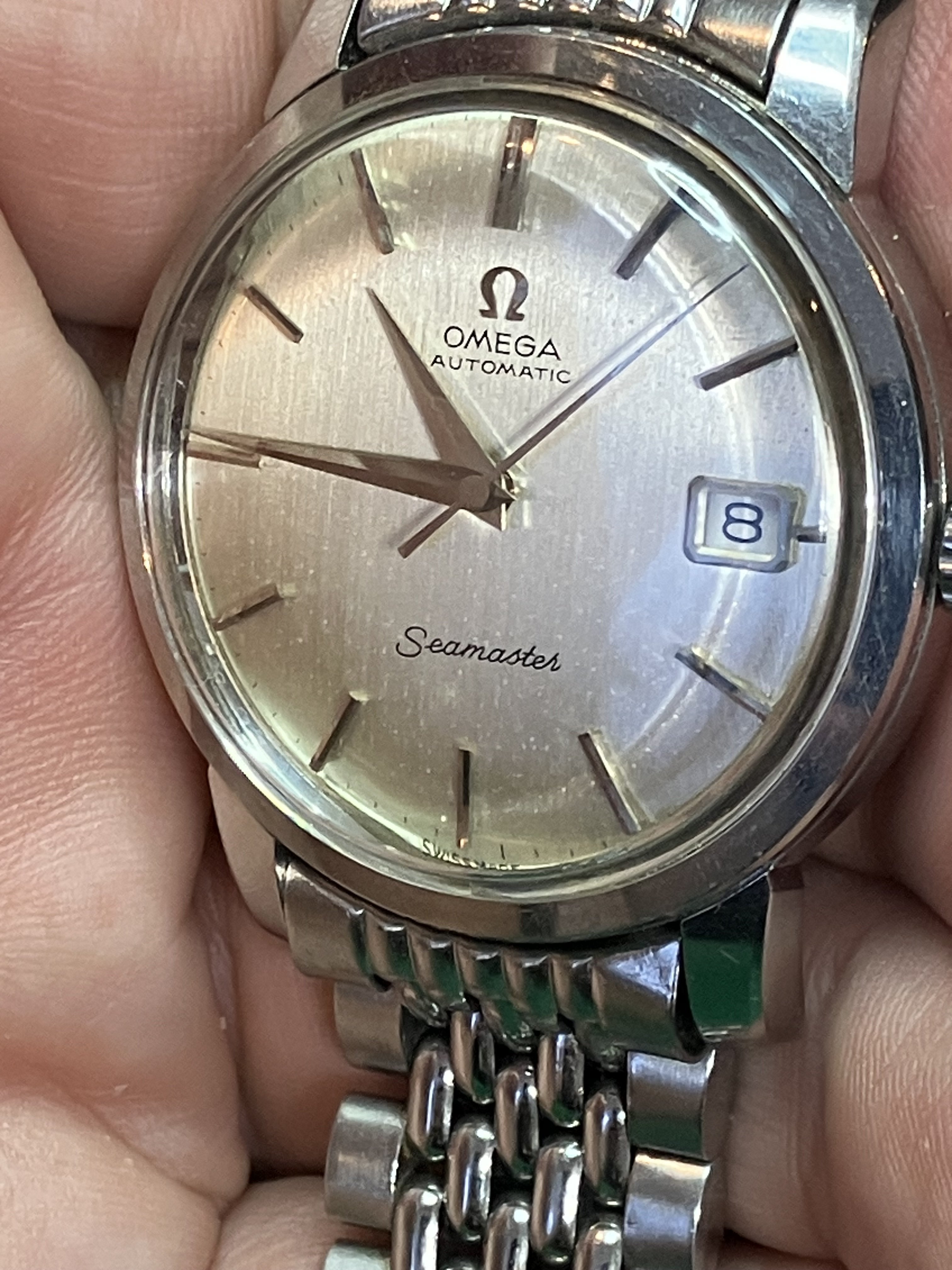 SOLD 1965 Omega Seamaster Jumbo 166.011 serviced BoR bracelet