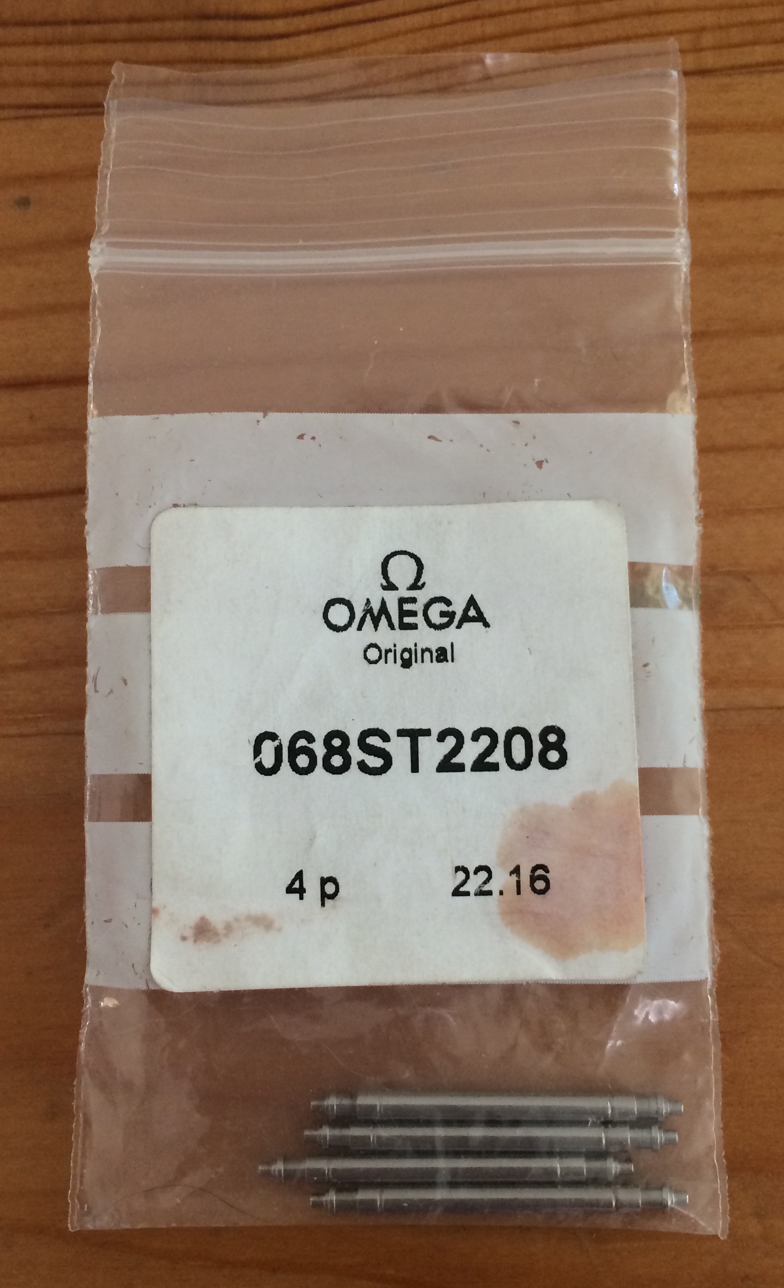 SOLD Omega Spring bars Ref. 068ST2208 SOLD Omega Watch Forums