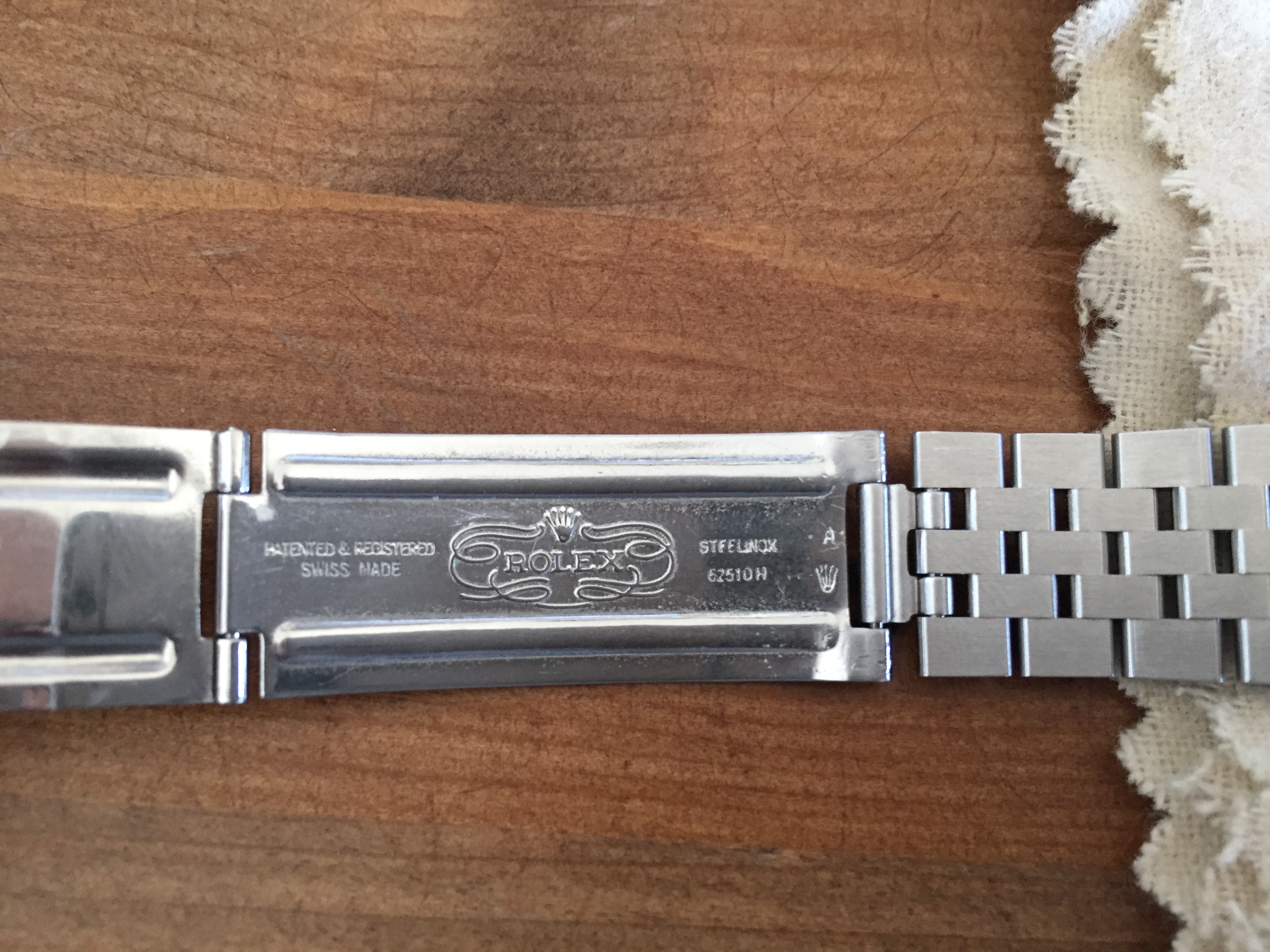 Rolex Jubilee Bracelet and Clasp 